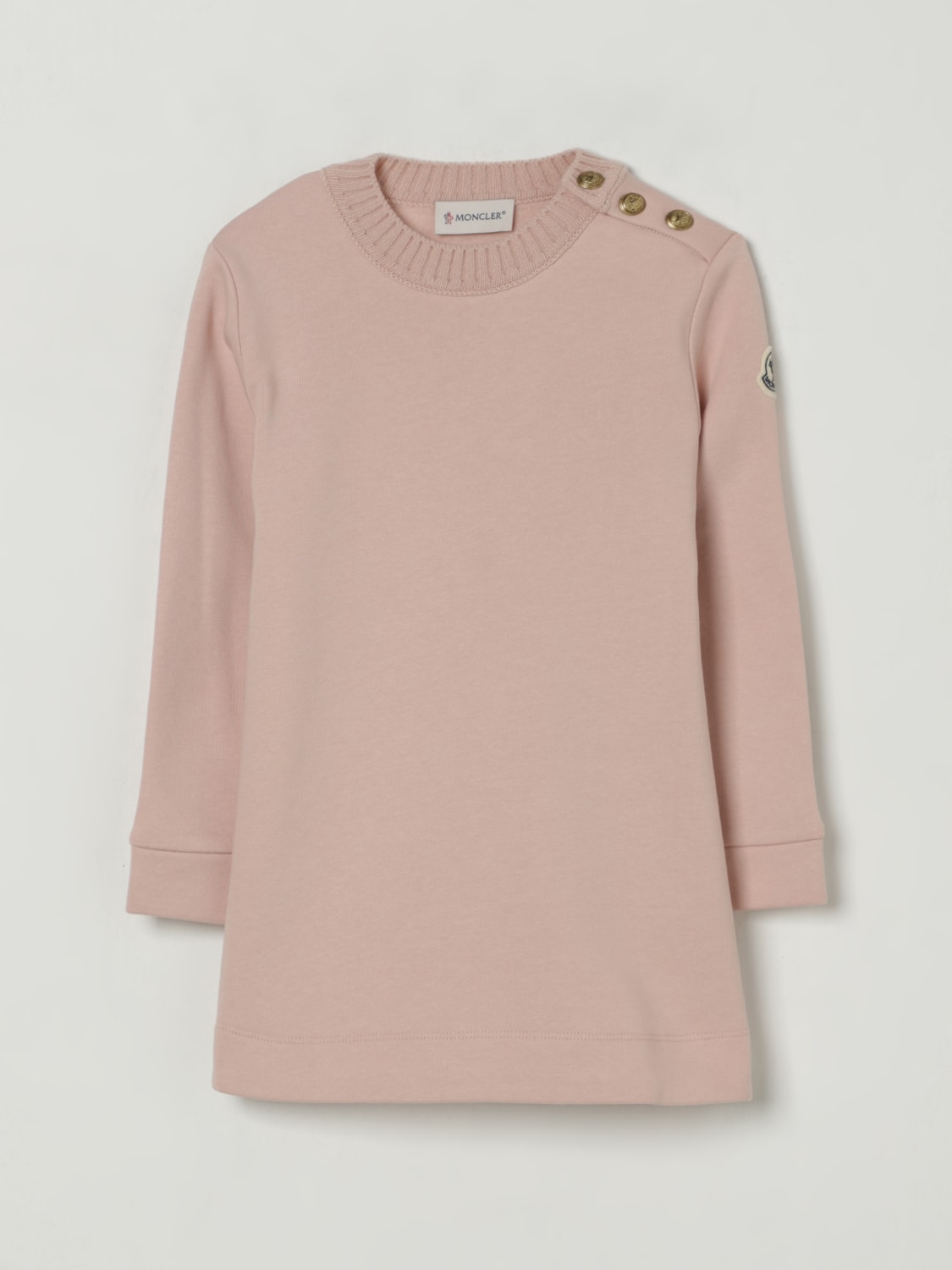 MONCLER VESTIDO: Vestido niños Moncler, Rosa - Img 1