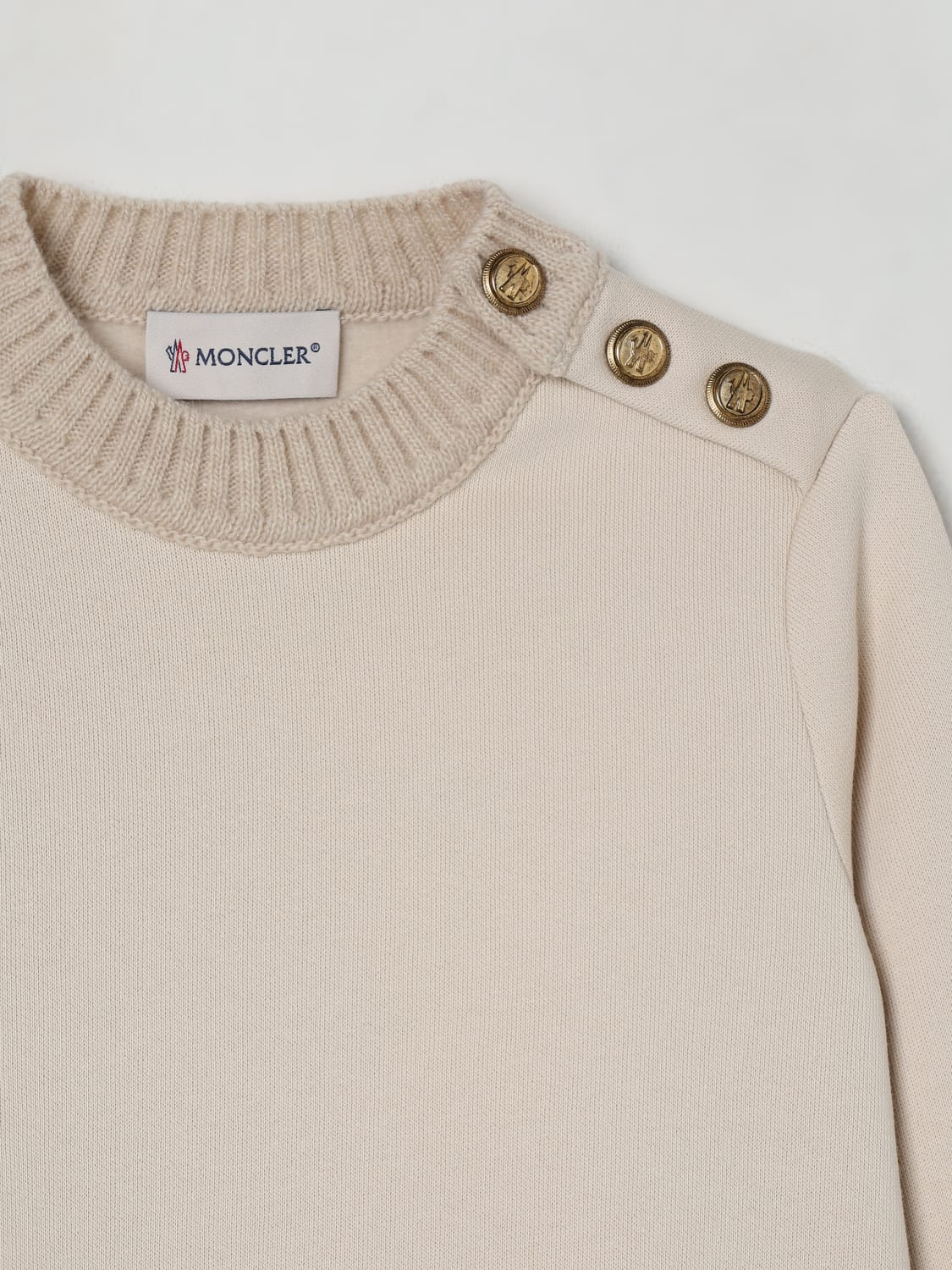 MONCLER KLEID: Kleid kinder Moncler, Beige - Img 3