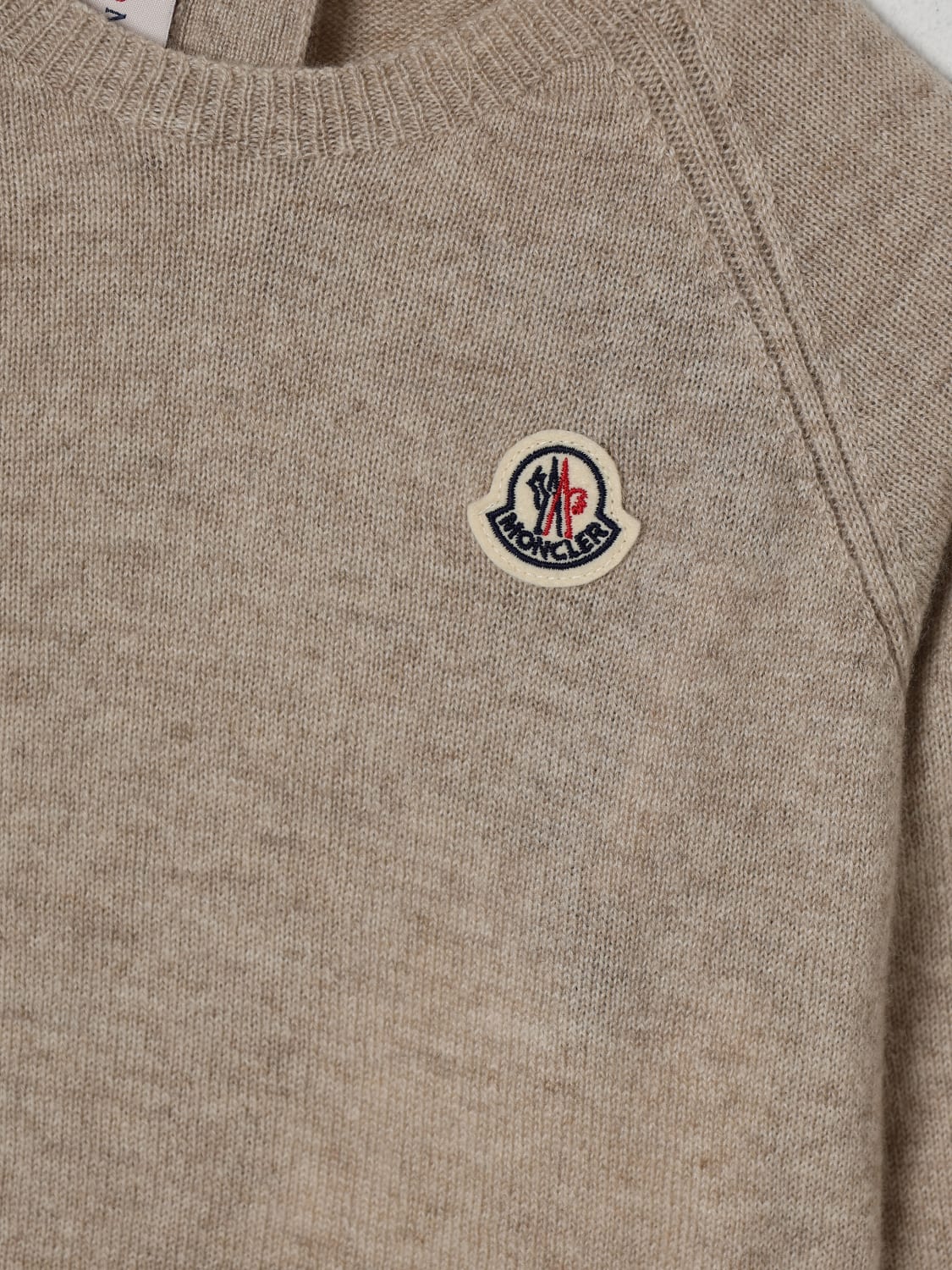 MONCLER PULLOVER: Bademode kinder Moncler, Beige - Img 3