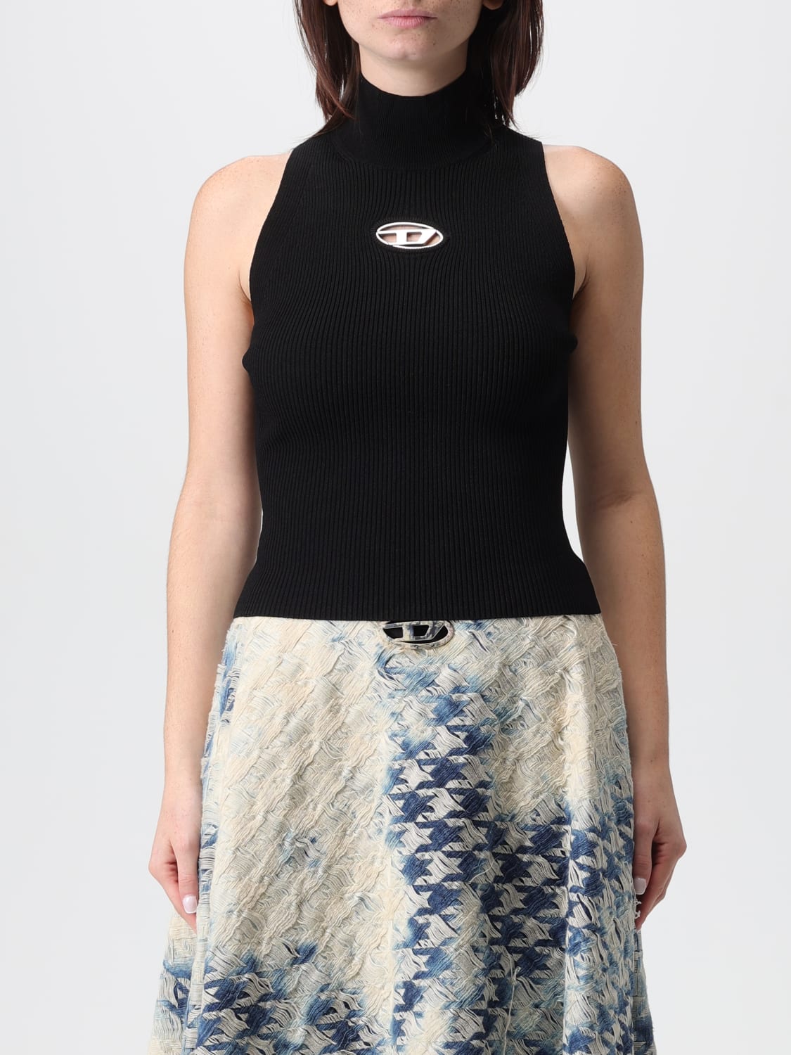 DIESEL TOP: Top woman Diesel, Black - Img 1