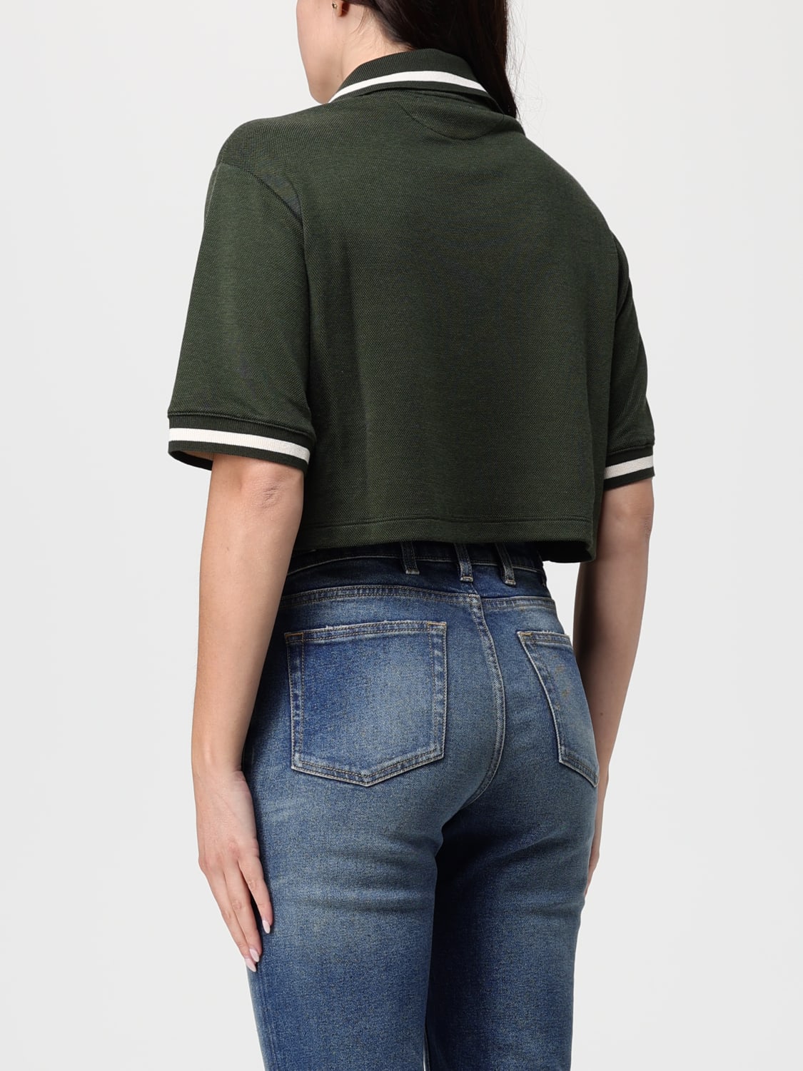 GOLDEN GOOSE POLO: Polo mujer Golden Goose, Gris - Img 2