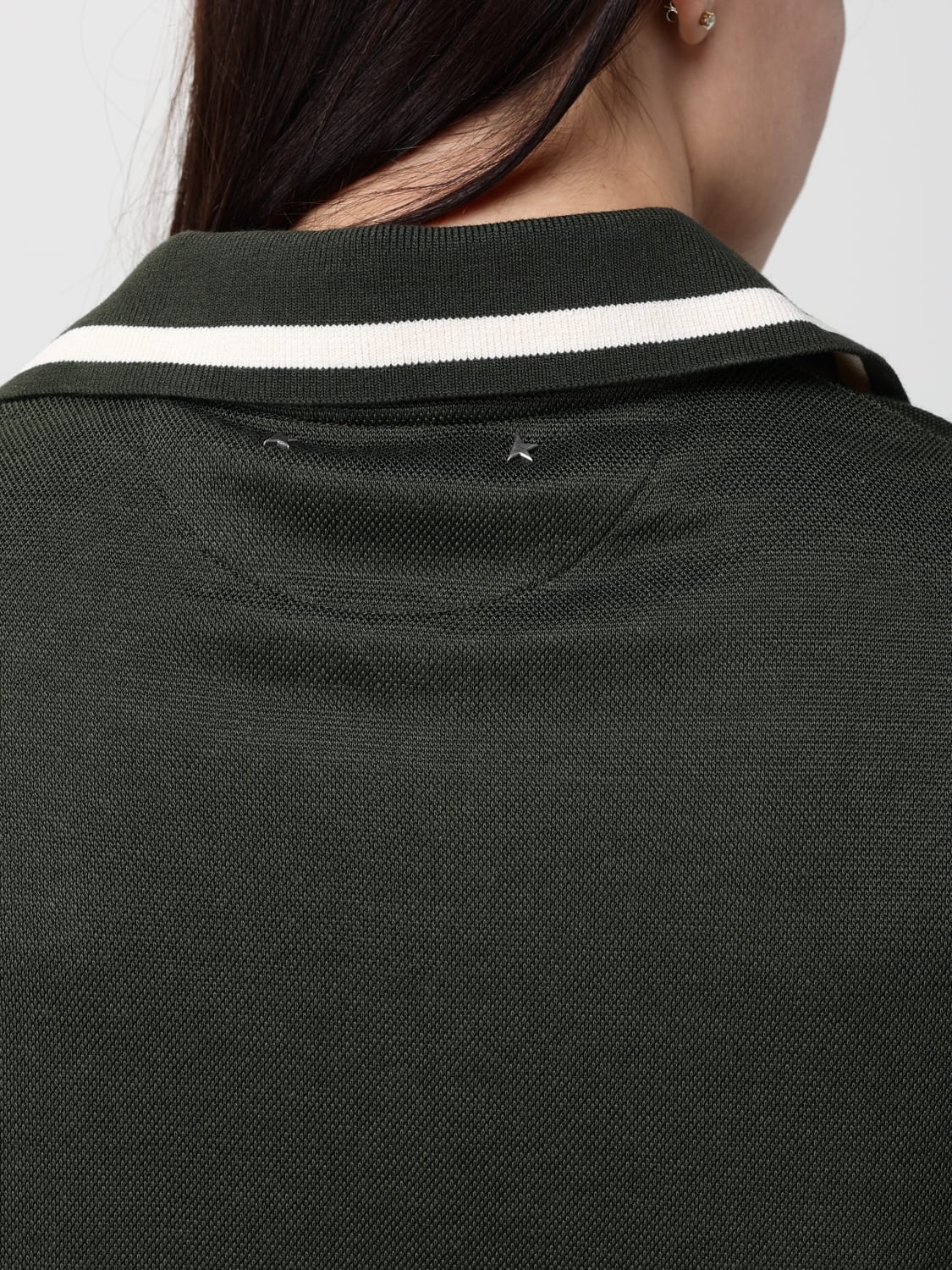 GOLDEN GOOSE POLO: Polo mujer Golden Goose, Gris - Img 3