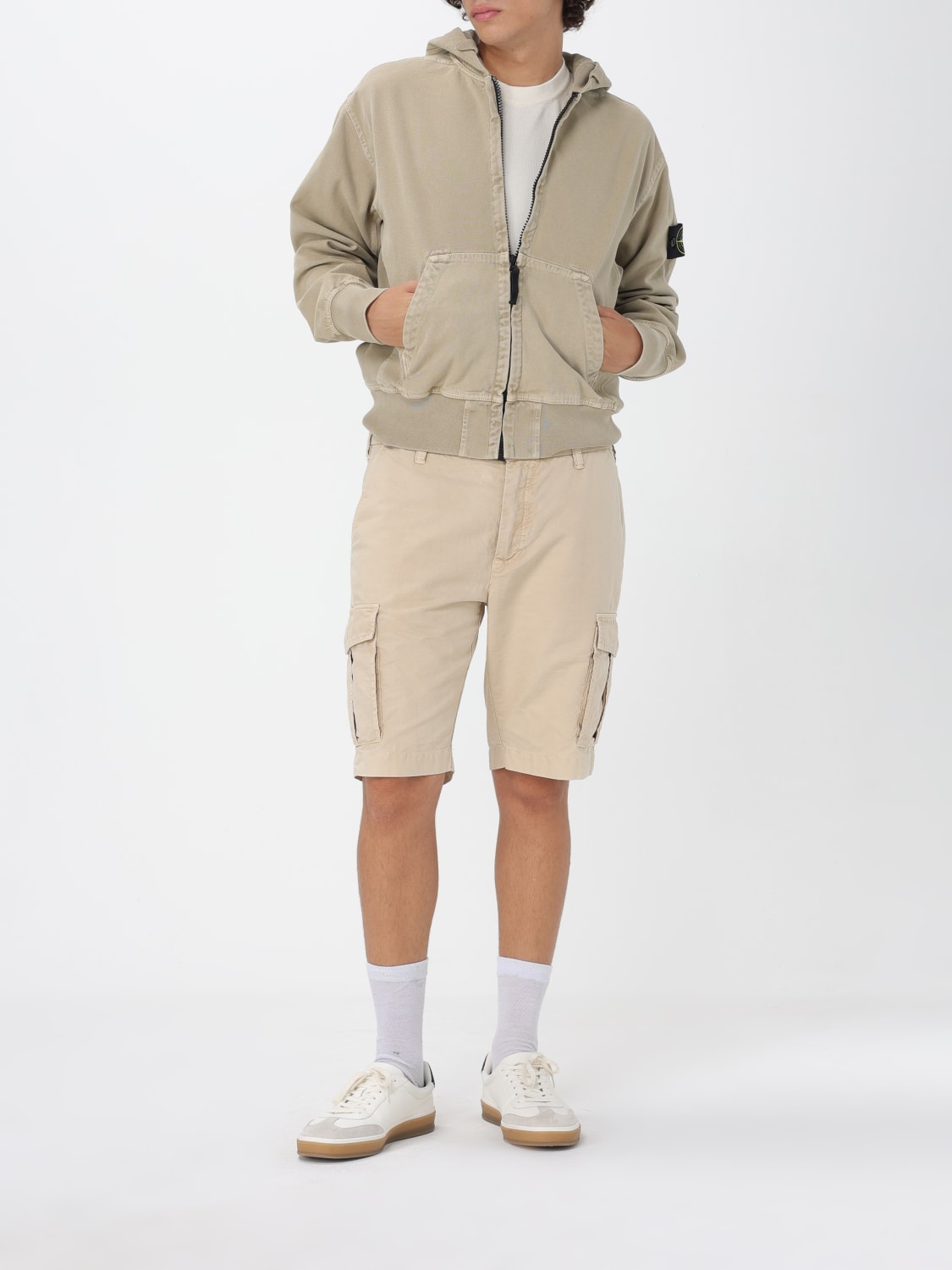 STONE ISLAND SWEATER: Sweater men Stone Island, White - Img 2