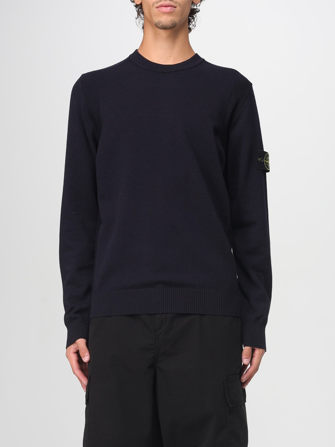 STONE ISLAND PULLOVER: Pullover herren Stone Island, Blau - Img 1