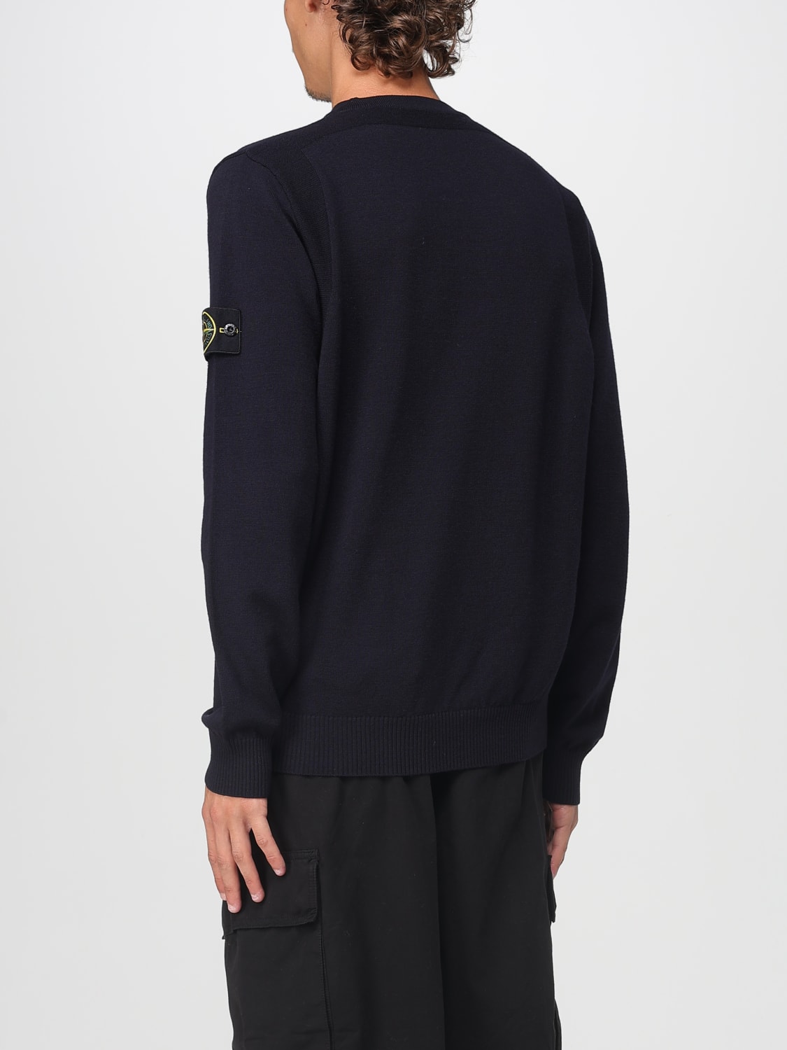 STONE ISLAND PULLOVER: Pullover herren Stone Island, Blau - Img 3