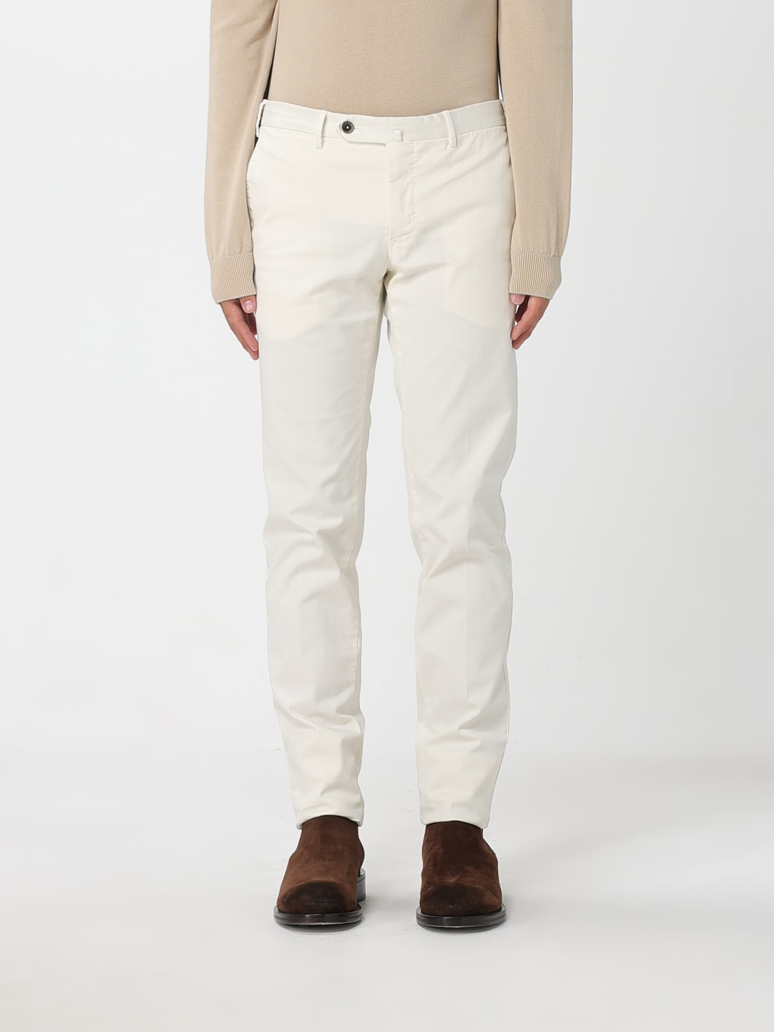 PT TORINO PANTS: Pants men Pt Torino, White - Img 1