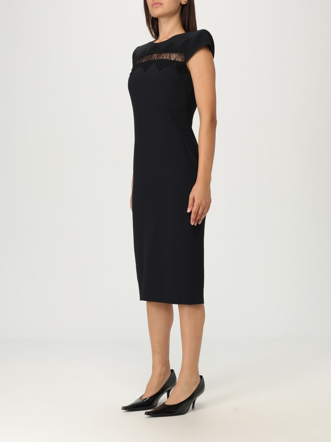 MCQUEEN DRESS: Dress woman McQueen, Black - Img 3