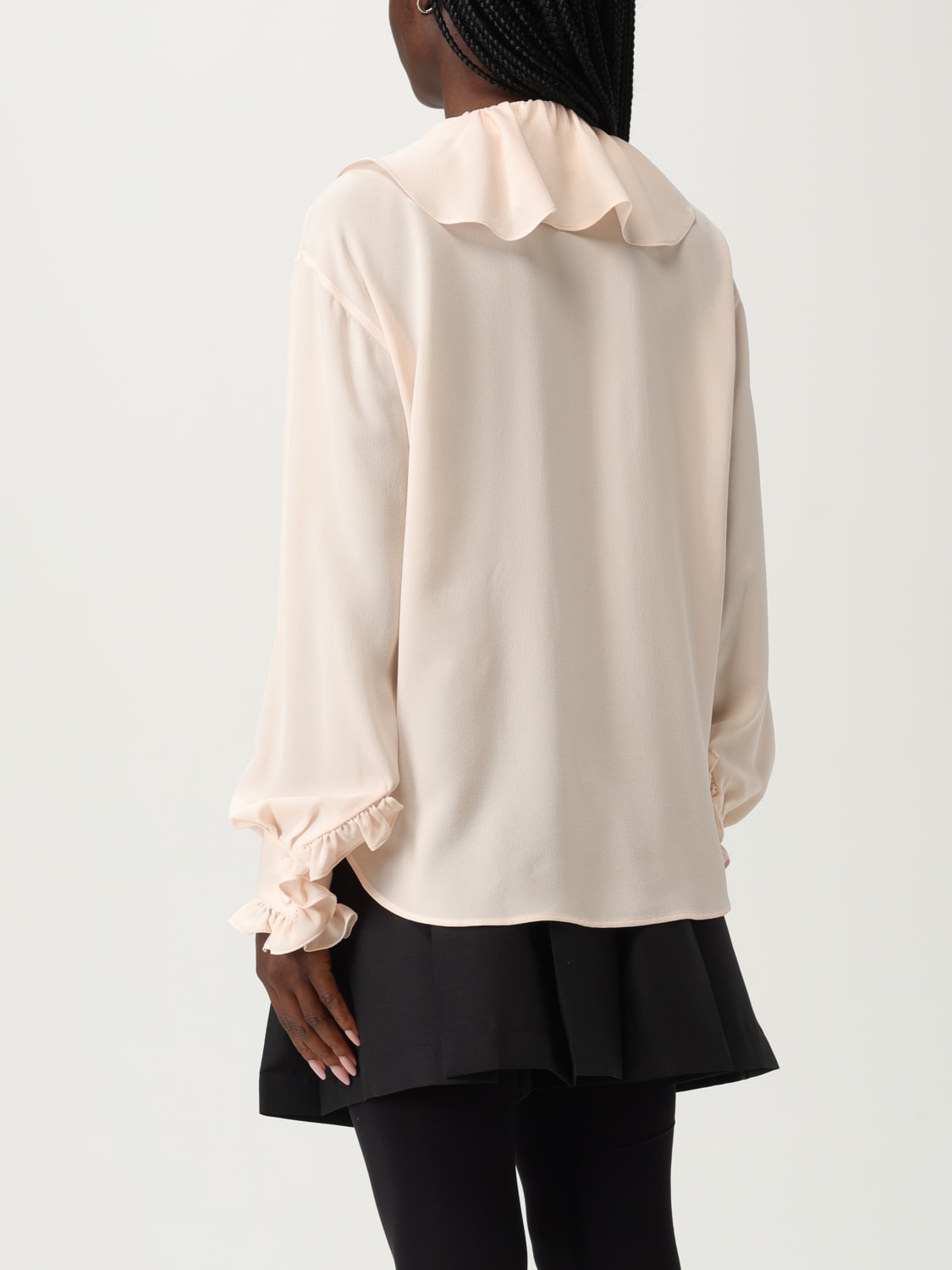 MCQUEEN HEMDBLUSE: Hemdbluse damen McQueen, Pink - Img 3