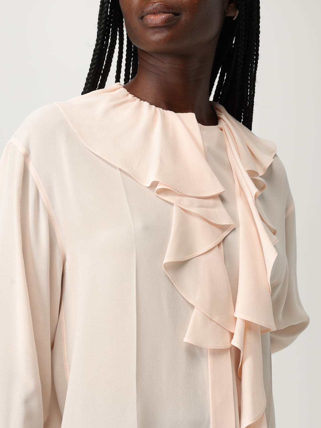 MCQUEEN HEMDBLUSE: Hemdbluse damen McQueen, Pink - Img 5