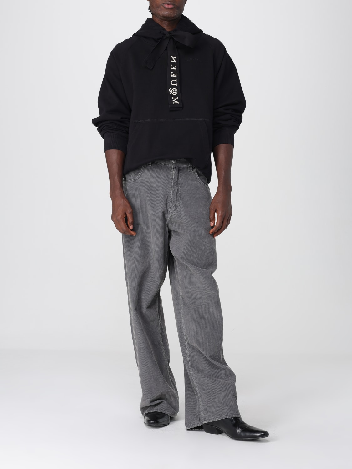 MCQUEEN SWEATSHIRT: Sweatshirt men McQueen, Black - Img 2