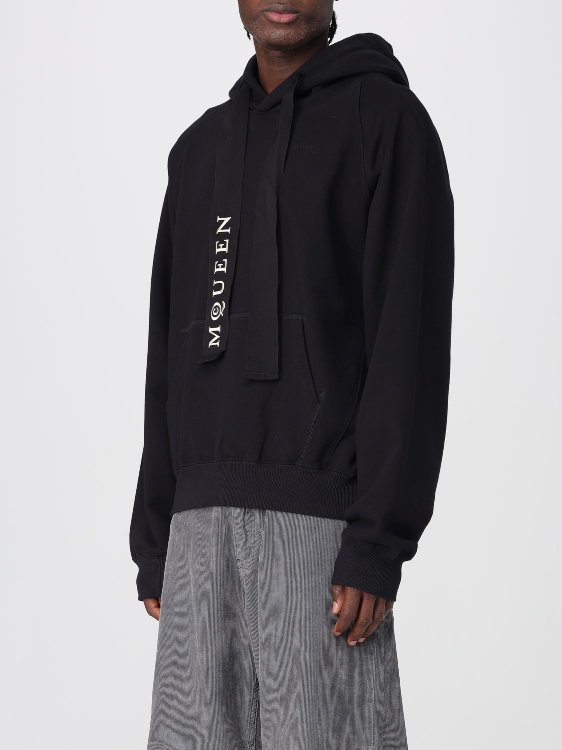 MCQUEEN SWEATSHIRT: Sweatshirt men McQueen, Black - Img 4