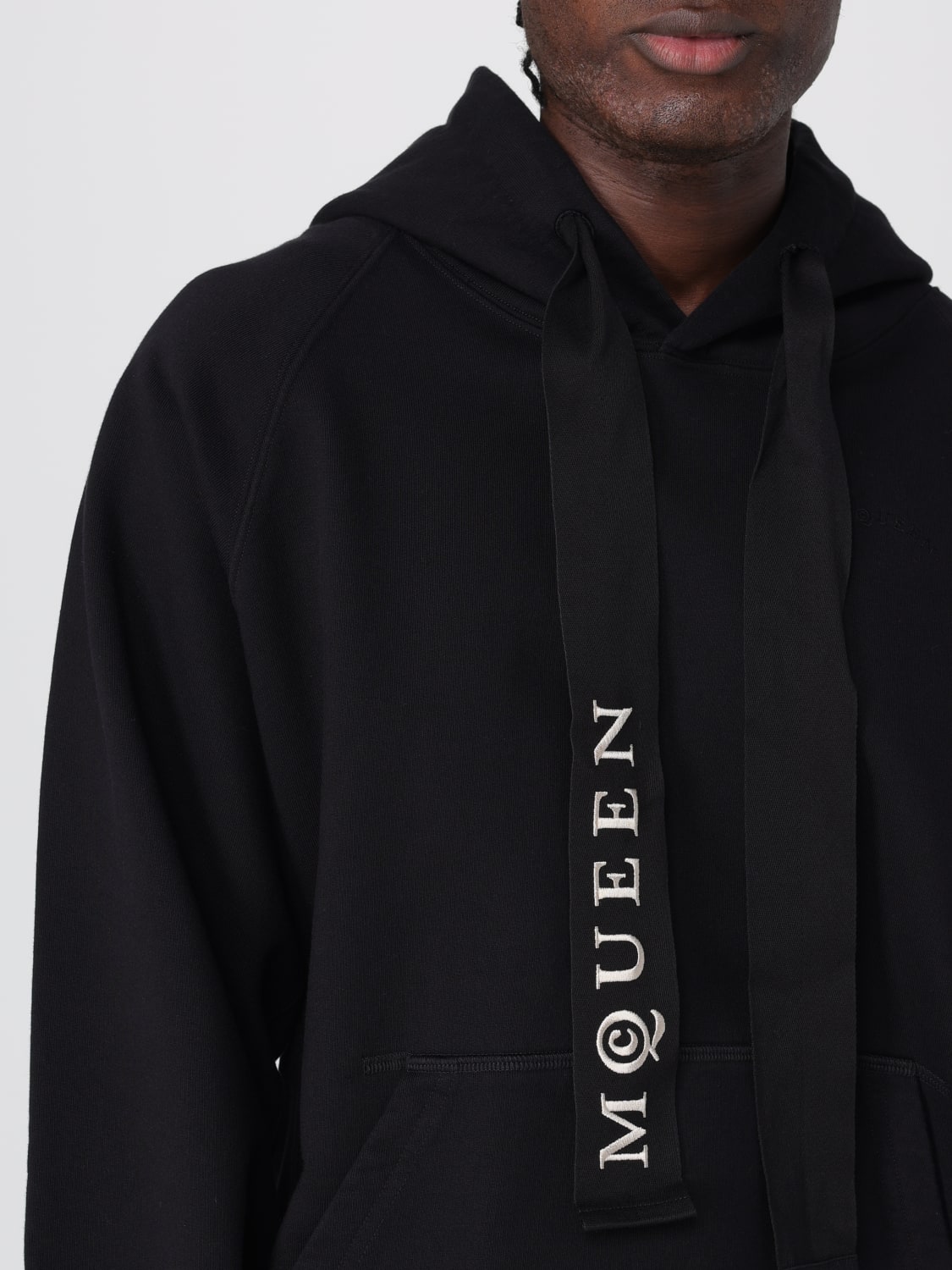 MCQUEEN SWEATSHIRT: Sweatshirt men McQueen, Black - Img 5