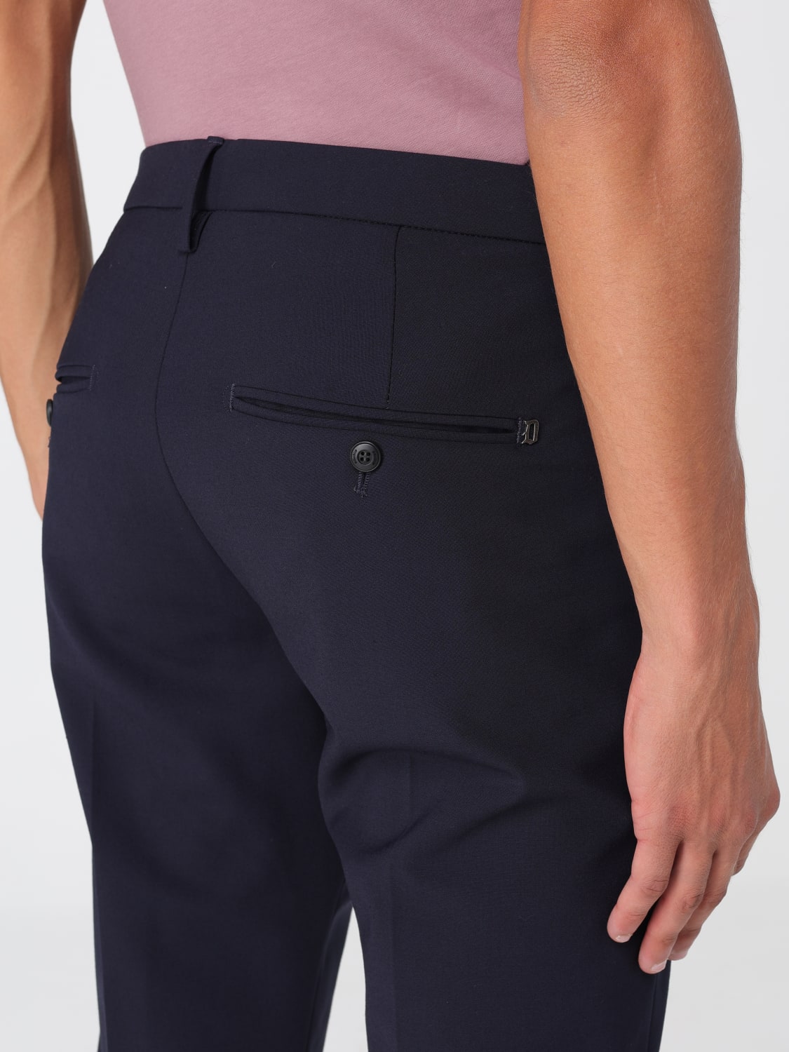 DONDUP PANTS: Pants men Dondup, Blue - Img 3