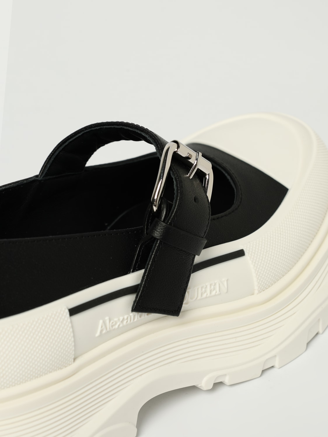 MCQUEEN BALLET FLAT: Sneakers woman McQueen, Black - Img 4