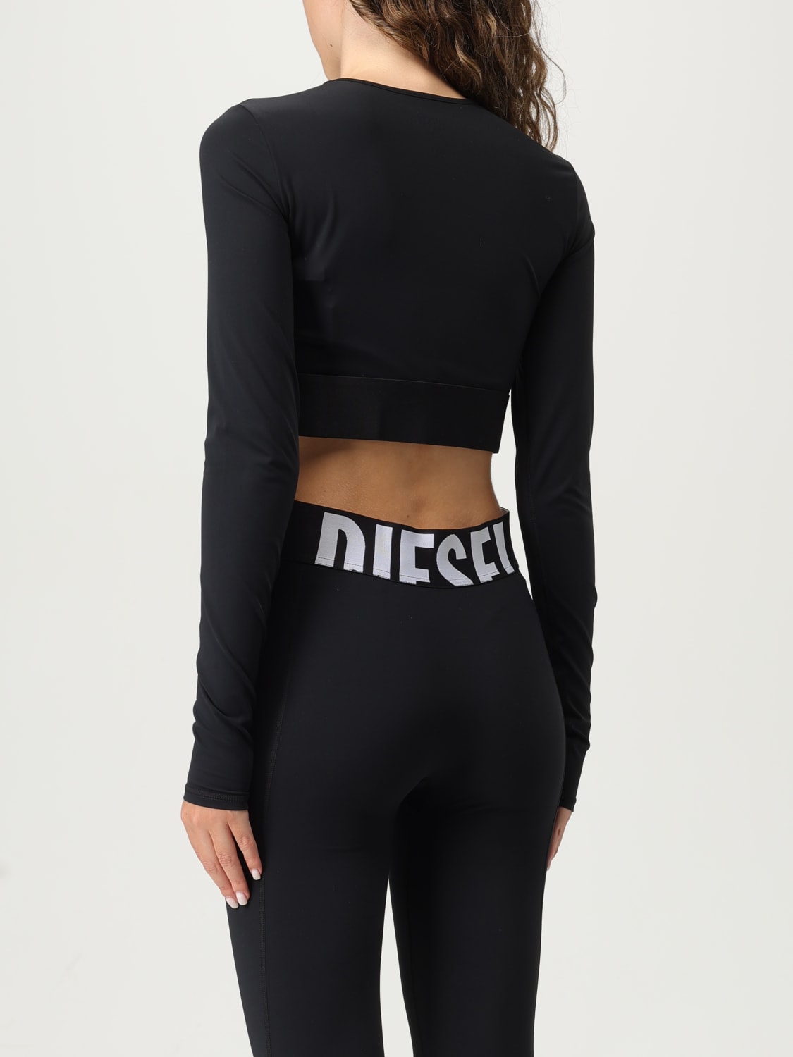 DIESEL TOP: Sweater woman Diesel, Black - Img 3