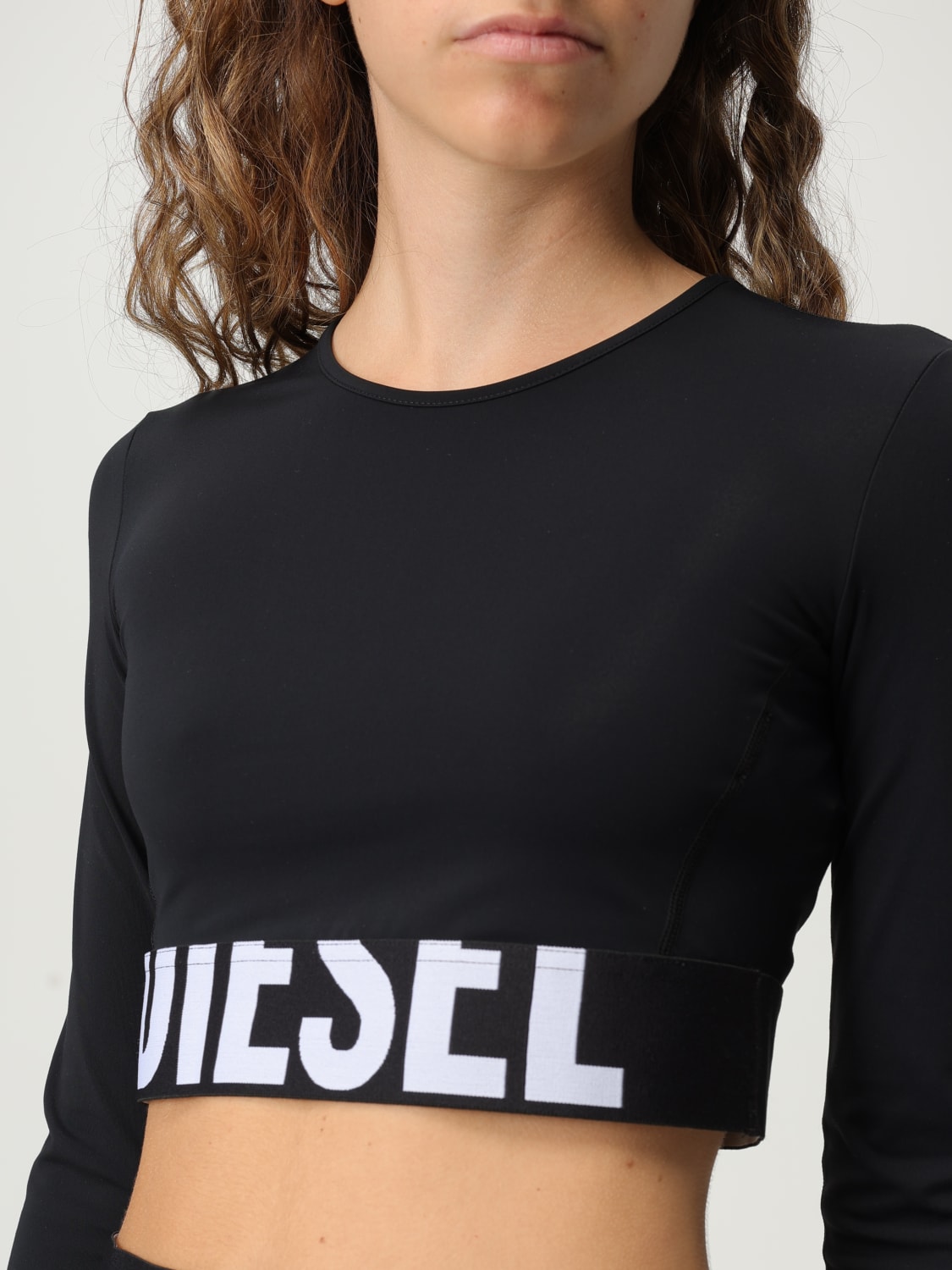 DIESEL TOP: Sweater woman Diesel, Black - Img 4