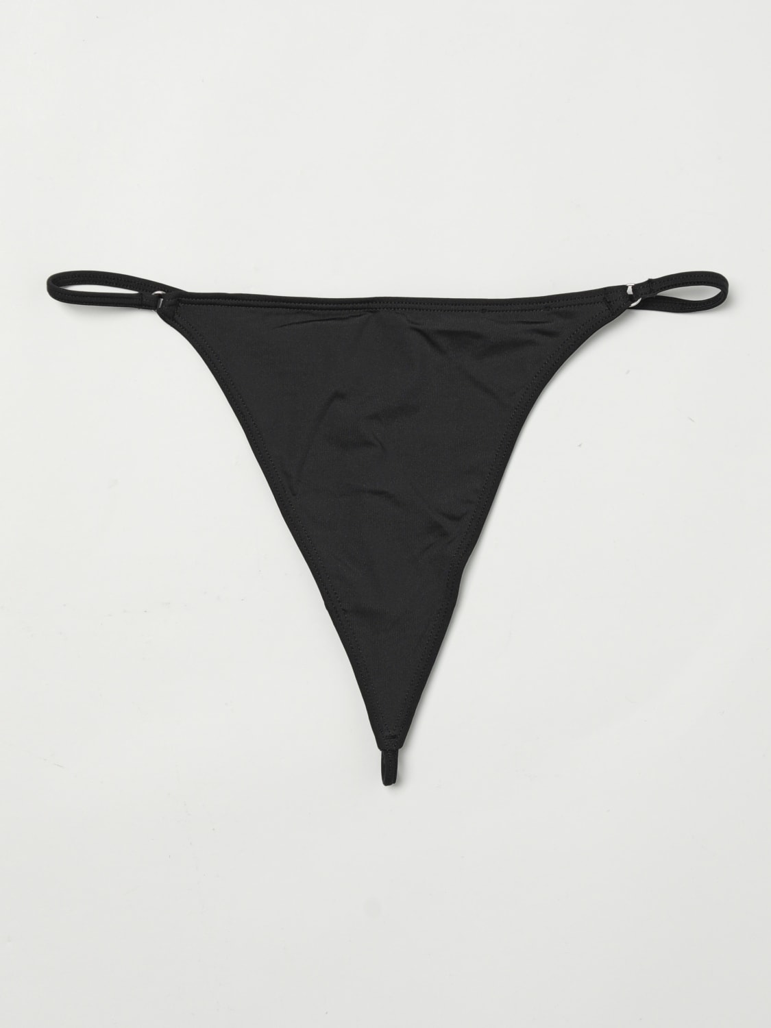 DIESEL INTIMO: Perizoma Oval D Diesel in nylon, Nero - Img 1