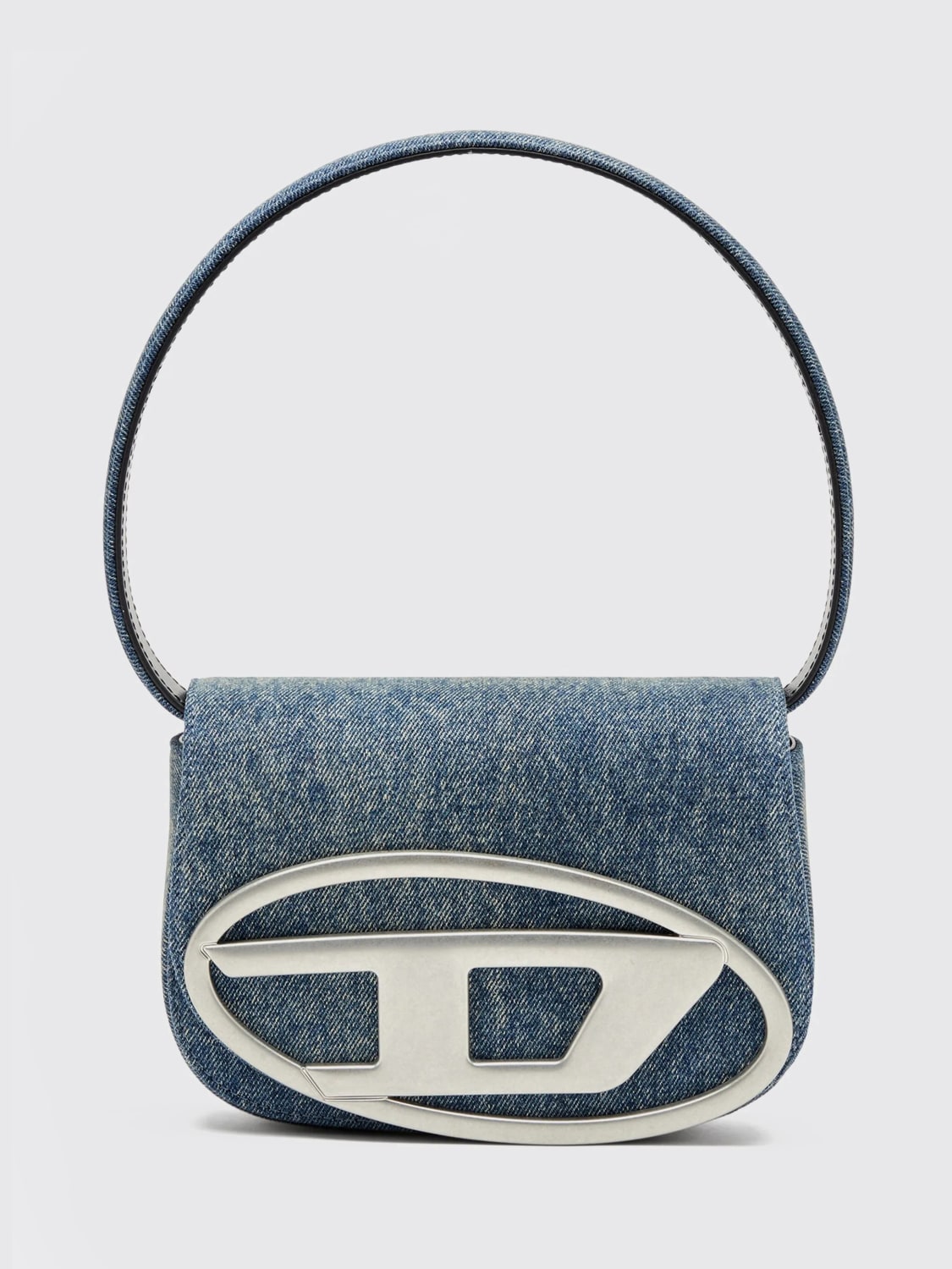 DIESEL MINI BAG: Shoulder bag woman Diesel, Gnawed Blue - Img 1