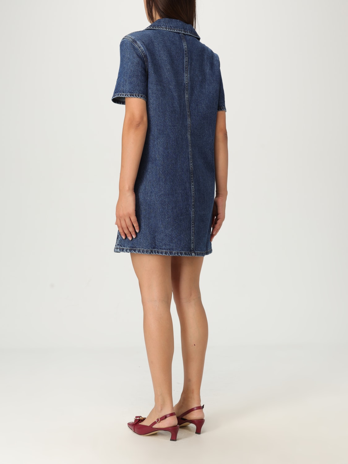 SELF-PORTRAIT DRESS: Dress woman Self-portrait, Blue - Img 2