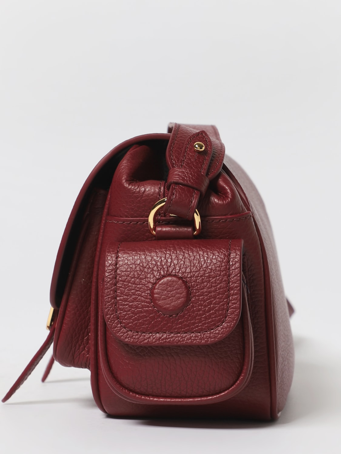 COCCINELLE BORSA MINI: Borsa Campus Coccinelle in pelle a grana , Rosso - Img 3