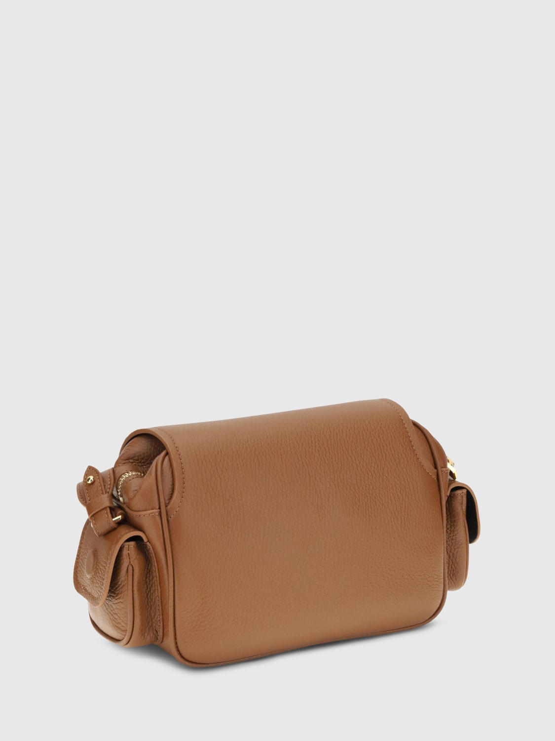 COCCINELLE BORSA MINI: Borsa Campus Coccinelle in pelle a grana , Nocciola - Img 2