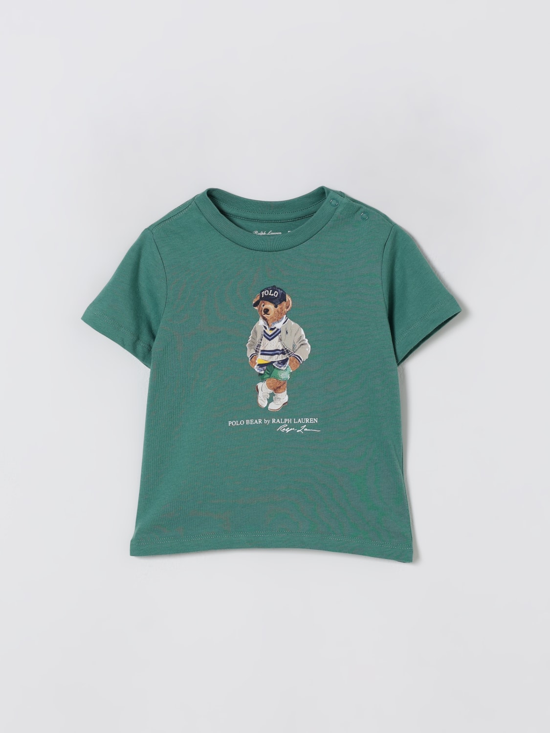POLO RALPH LAUREN T-SHIRT: T-shirt enfant Polo Ralph Lauren, Vert - Img 1