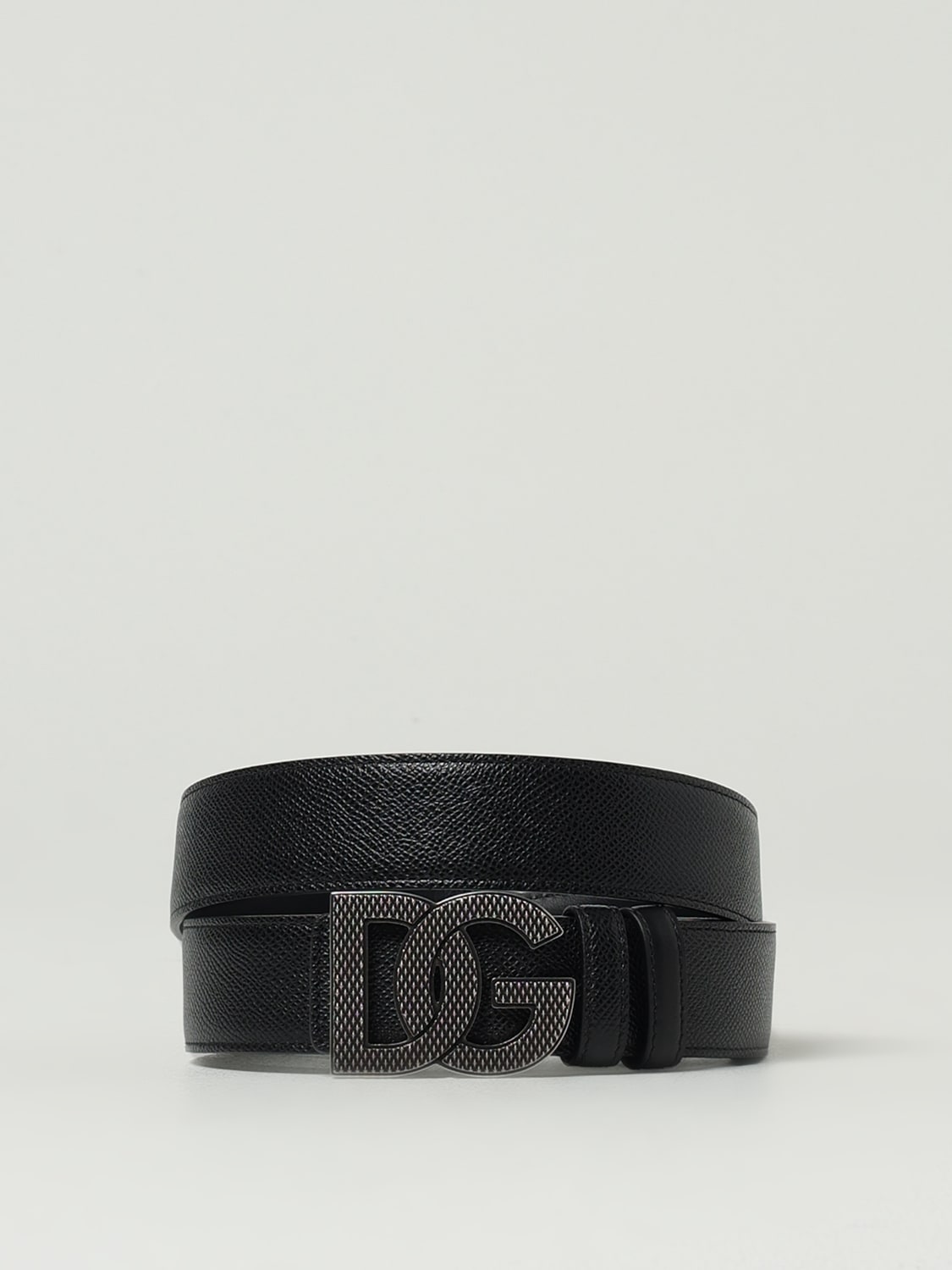 DOLCE & GABBANA BELT: Belt men Dolce & Gabbana, Black - Img 1