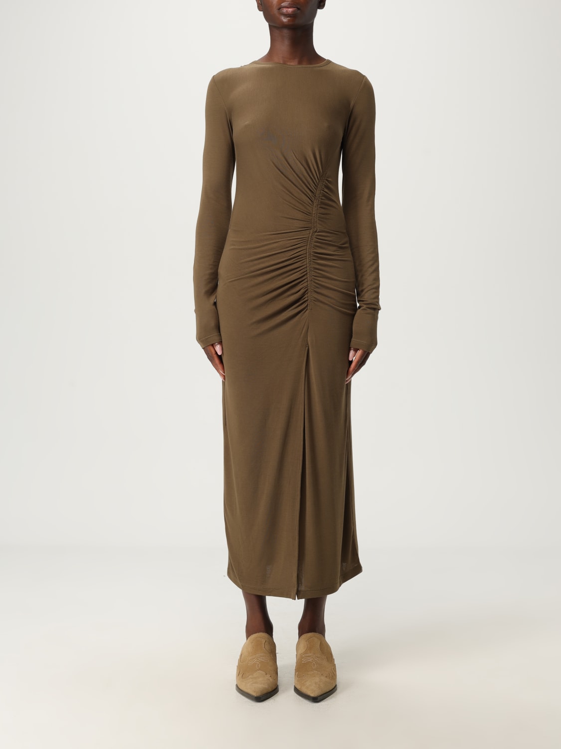 ISABEL MARANT ETOILE KLEID: Kleider damen Isabel Marant Etoile, Kaki - Img 1