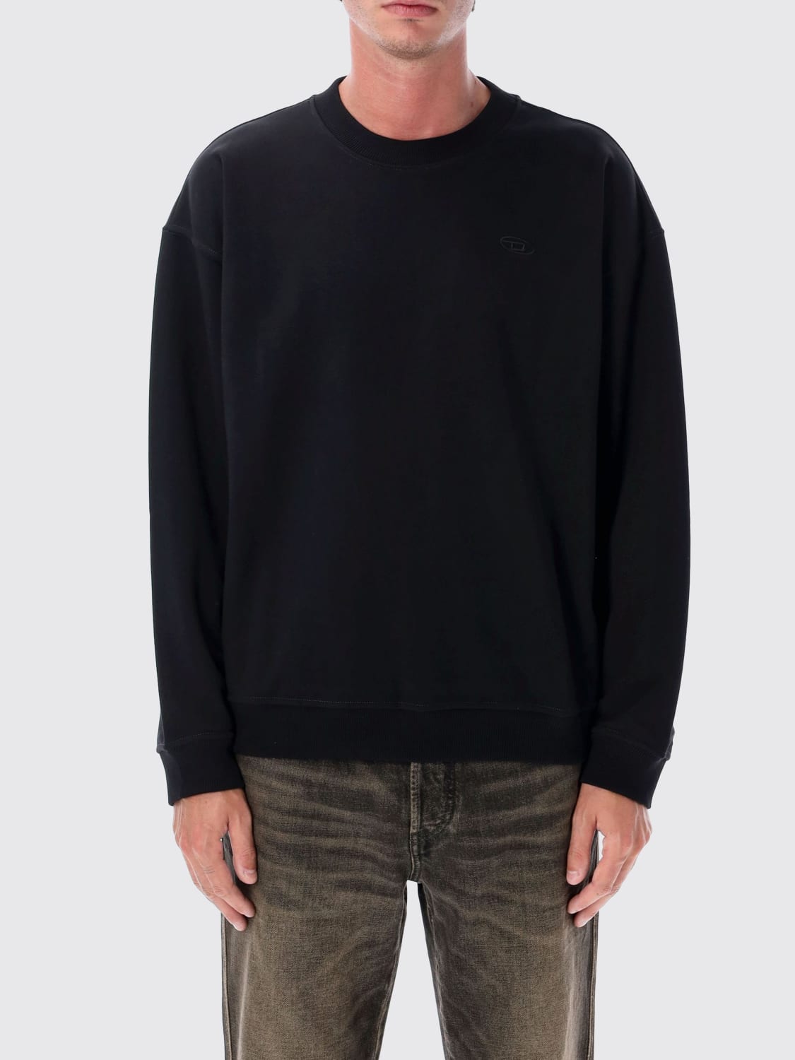 DIESEL SWEATSHIRT: Sweatshirt men Diesel, Black - Img 1