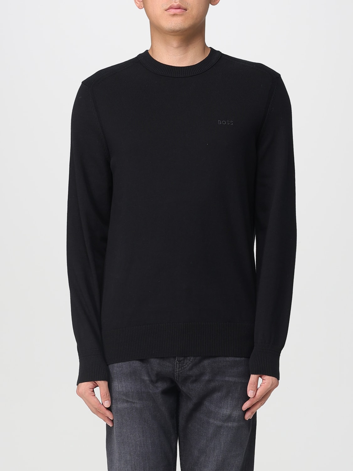 BOSS PULLOVER: Pullover herren Boss, Schwarz - Img 1