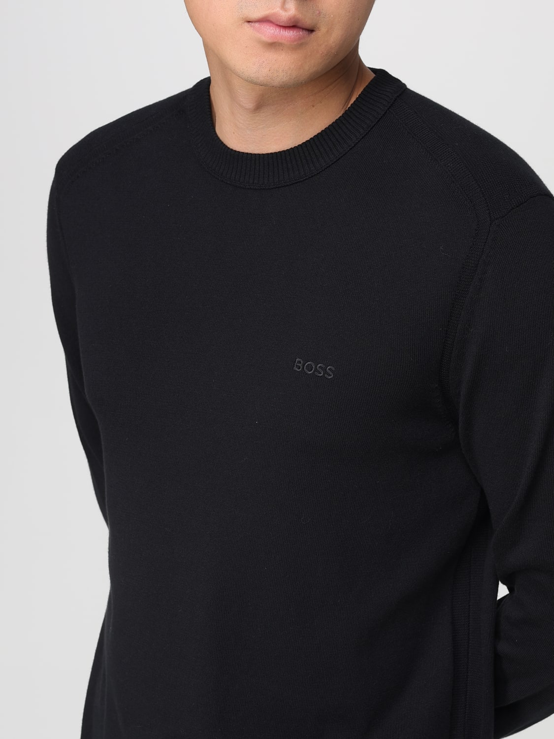 BOSS PULLOVER: Pullover herren Boss, Schwarz - Img 3