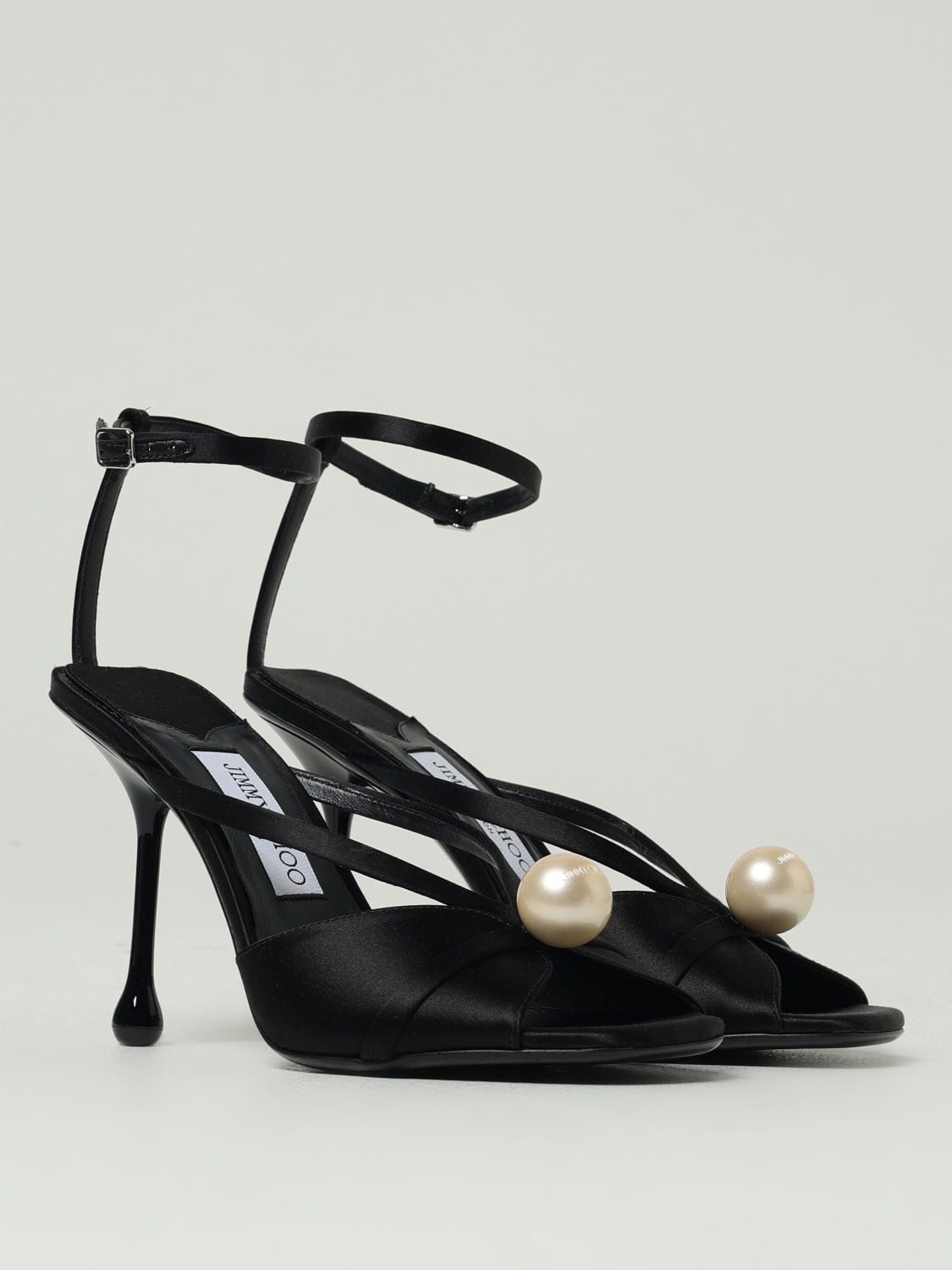 JIMMY CHOO SANDALES À TALONS: Sandales plates femme Jimmy Choo, Noir - Img 2