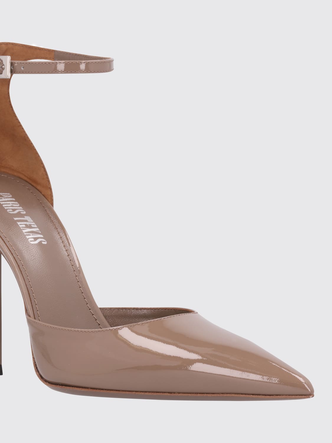 PARIS TEXAS DÉCOLLETÉ: Décolleté Lidia Paris Texas in vernice , Tortora - Img 4