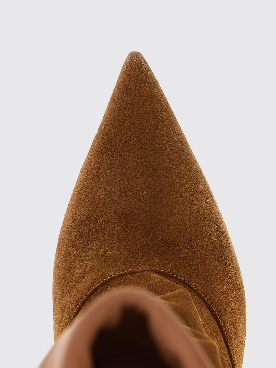 PARIS TEXAS BOOTS: Flat ankle boots woman Paris Texas, Camel - Img 4