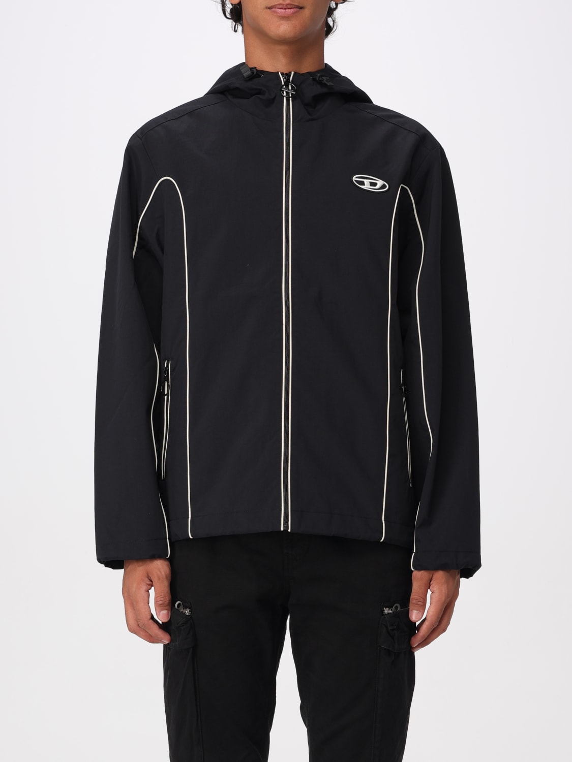 DIESEL JACKET: Jacket men Diesel, Black - Img 1