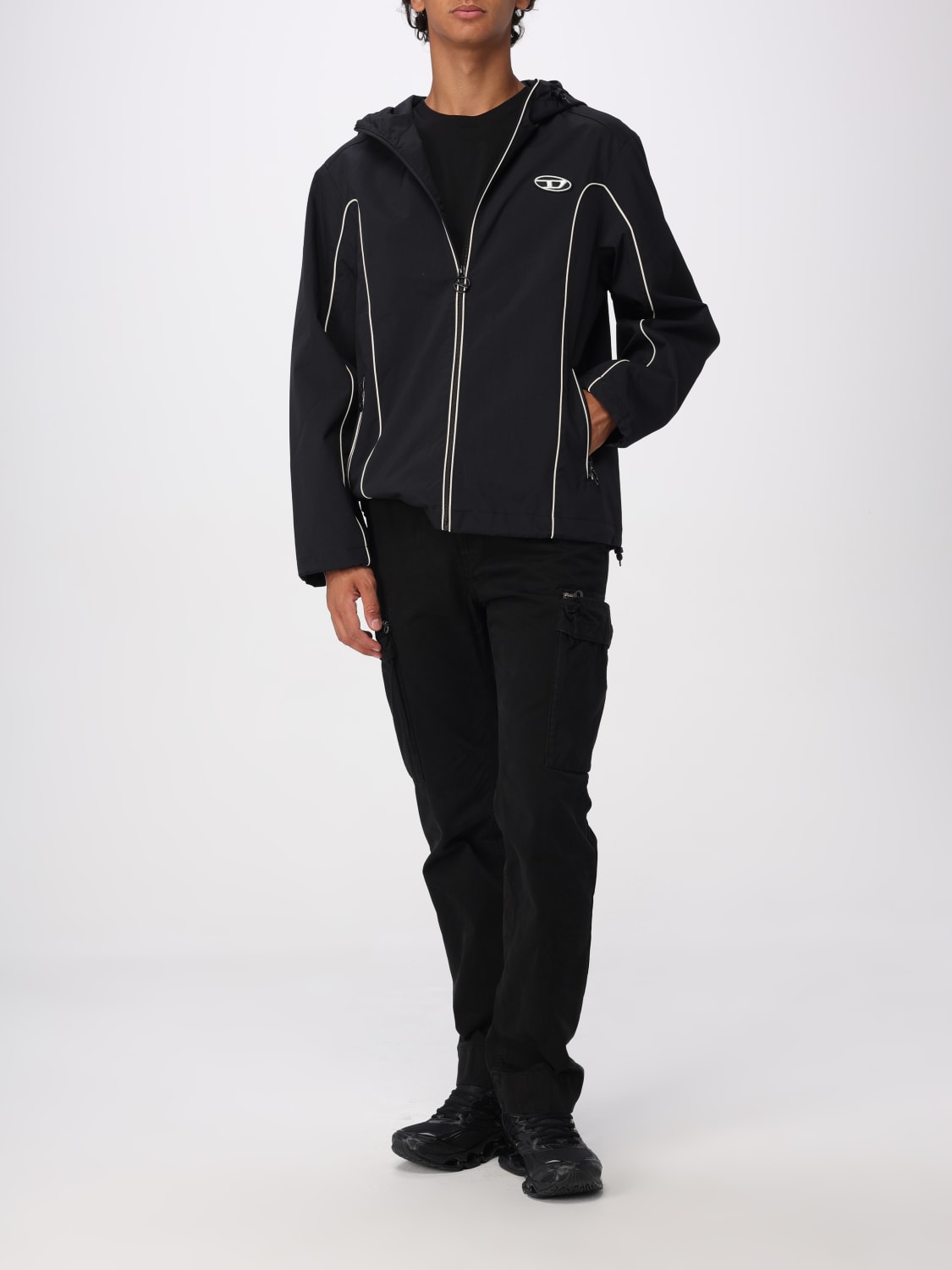 DIESEL JACKET: Jacket men Diesel, Black - Img 2