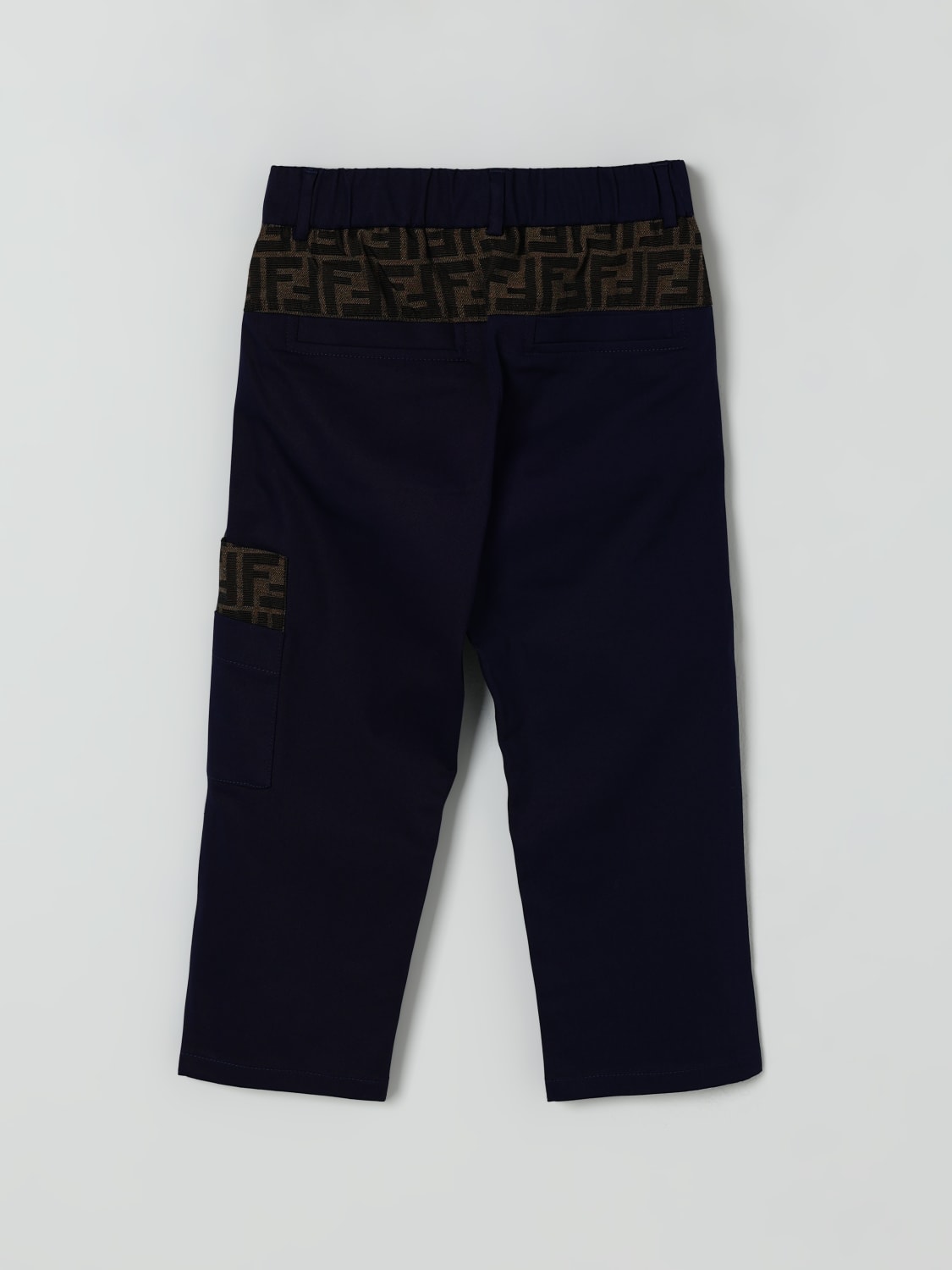 FENDI HOSE: Hose kinder Fendi, Navy - Img 2