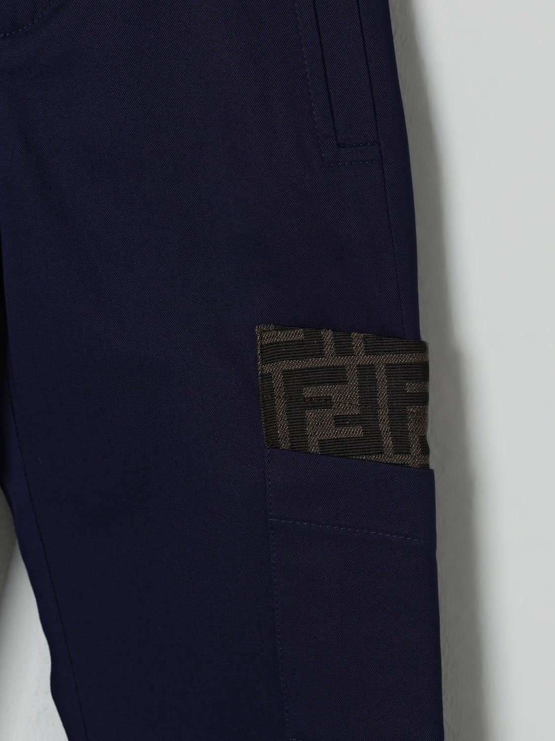 FENDI HOSE: Hose kinder Fendi, Navy - Img 3