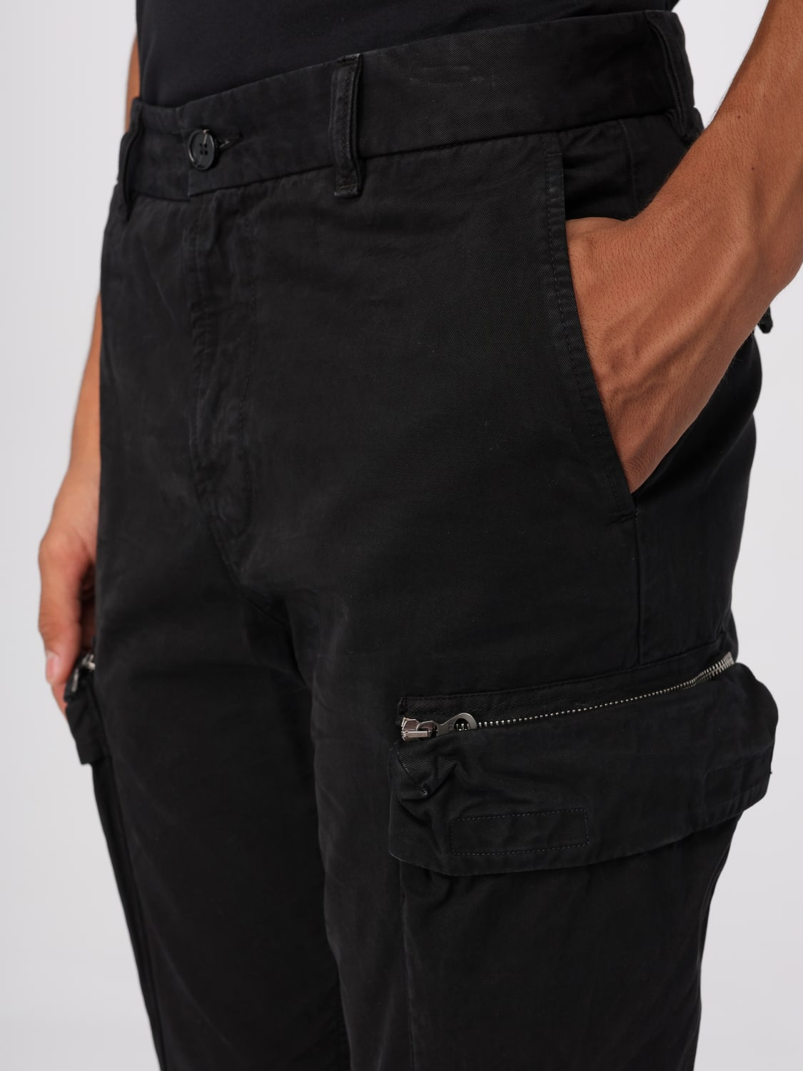 DIESEL HOSE: Hose herren Diesel, Schwarz - Img 4