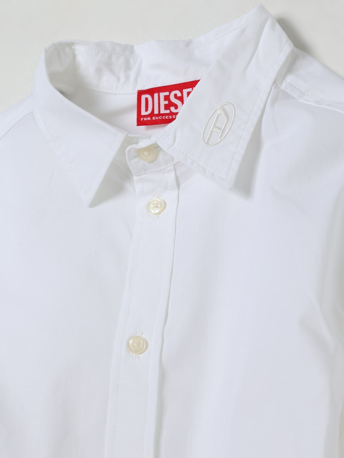 DIESEL CAMISA: Camisa niños Diesel, Blanco - Img 3