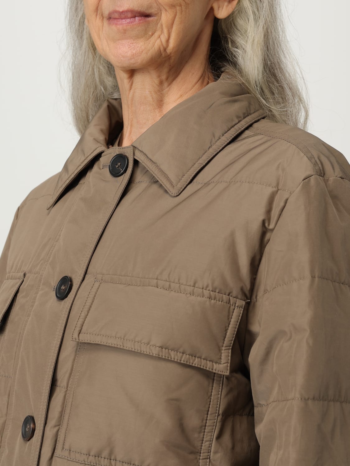 BRUNELLO CUCINELLI JACKET: Jacket woman Brunello Cucinelli, Beige - Img 5