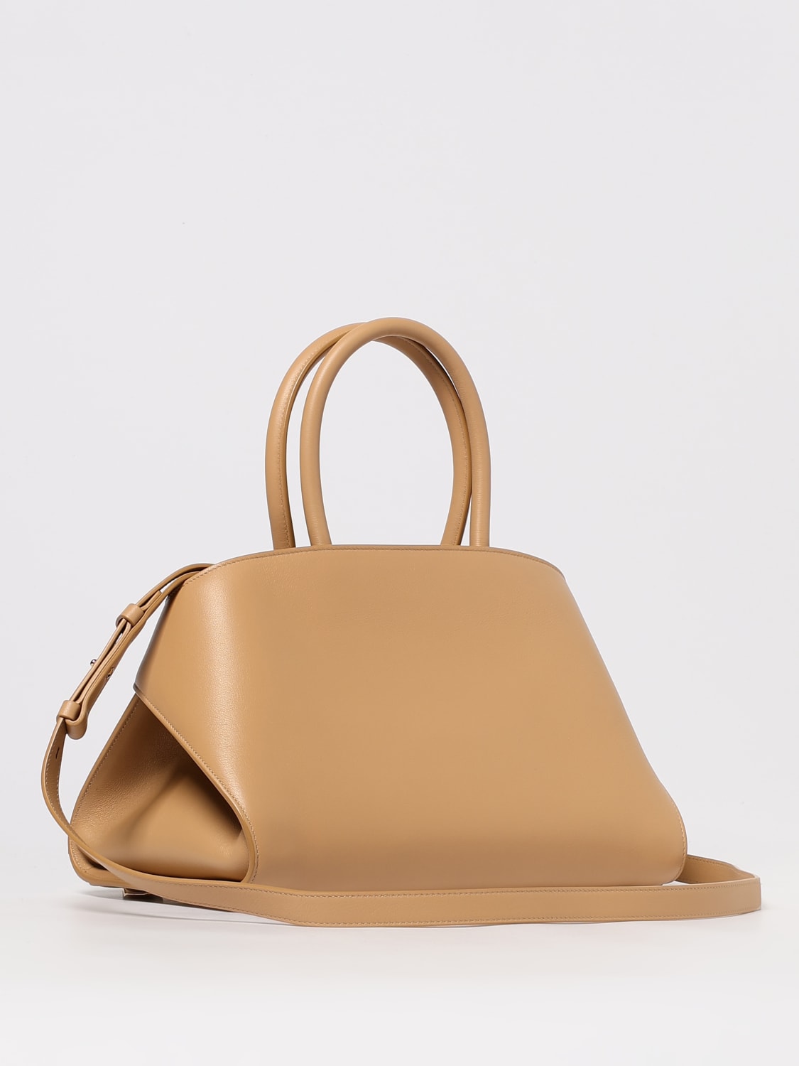 FERRAGAMO HANDBAG: Shoulder bag woman Ferragamo, Beige - Img 3