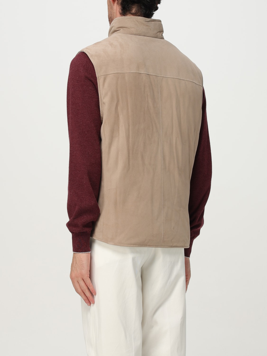 BRUNELLO CUCINELLI SUIT VEST: Suit vest men Brunello Cucinelli, Beige - Img 3