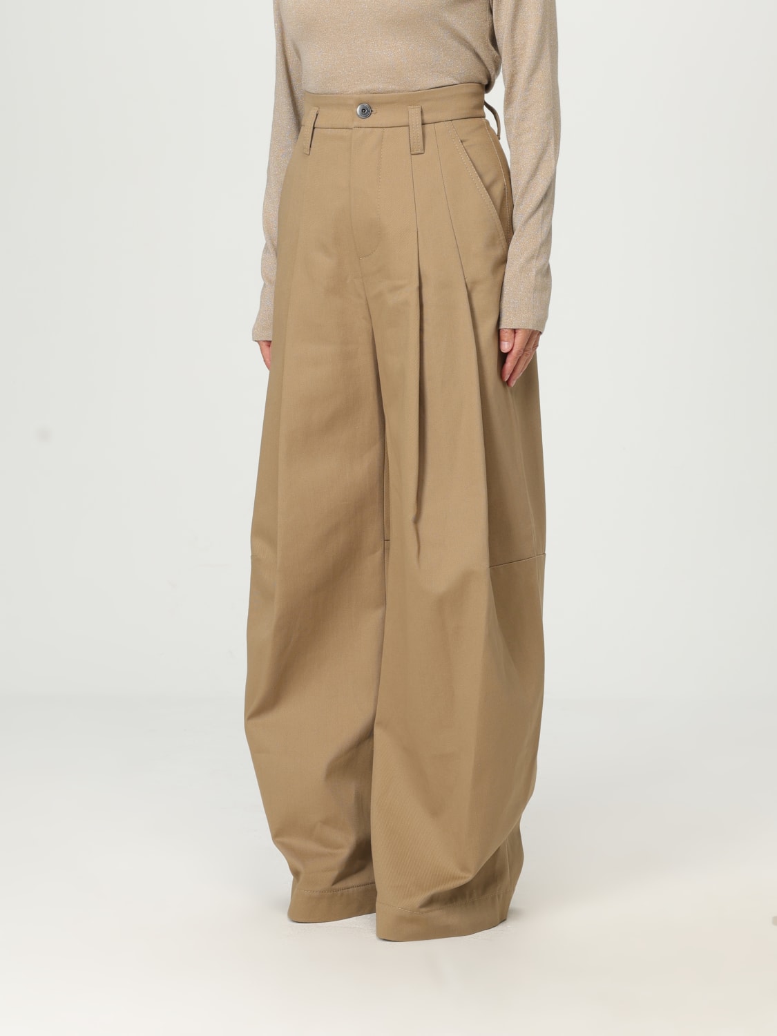 BRUNELLO CUCINELLI PANTALONI: Pantalone Brunello Cucinelli in cotone , Beige - Img 4