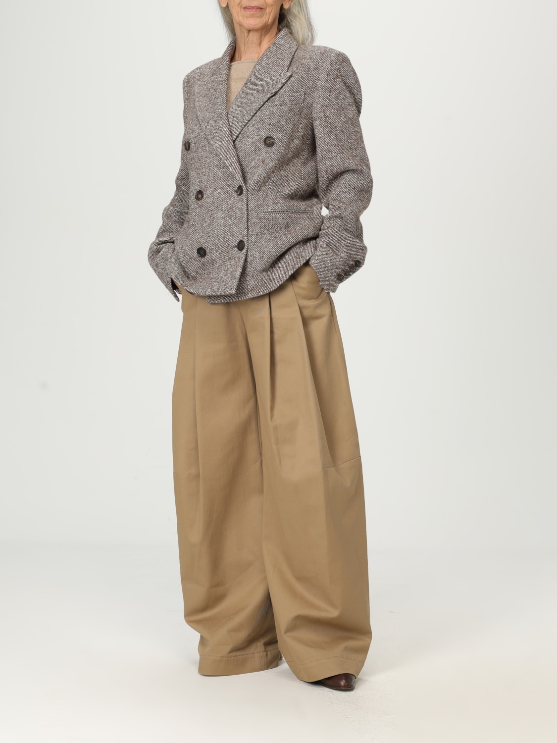 BRUNELLO CUCINELLI JACKET: Jacket woman Brunello Cucinelli, Brown - Img 2