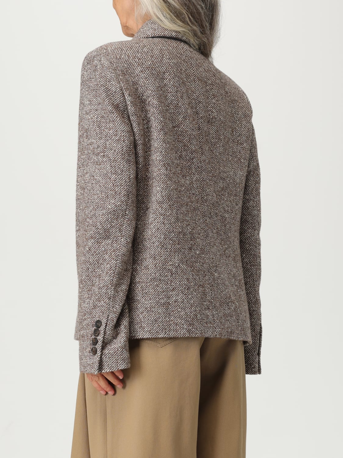 BRUNELLO CUCINELLI JACKET: Jacket woman Brunello Cucinelli, Brown - Img 3