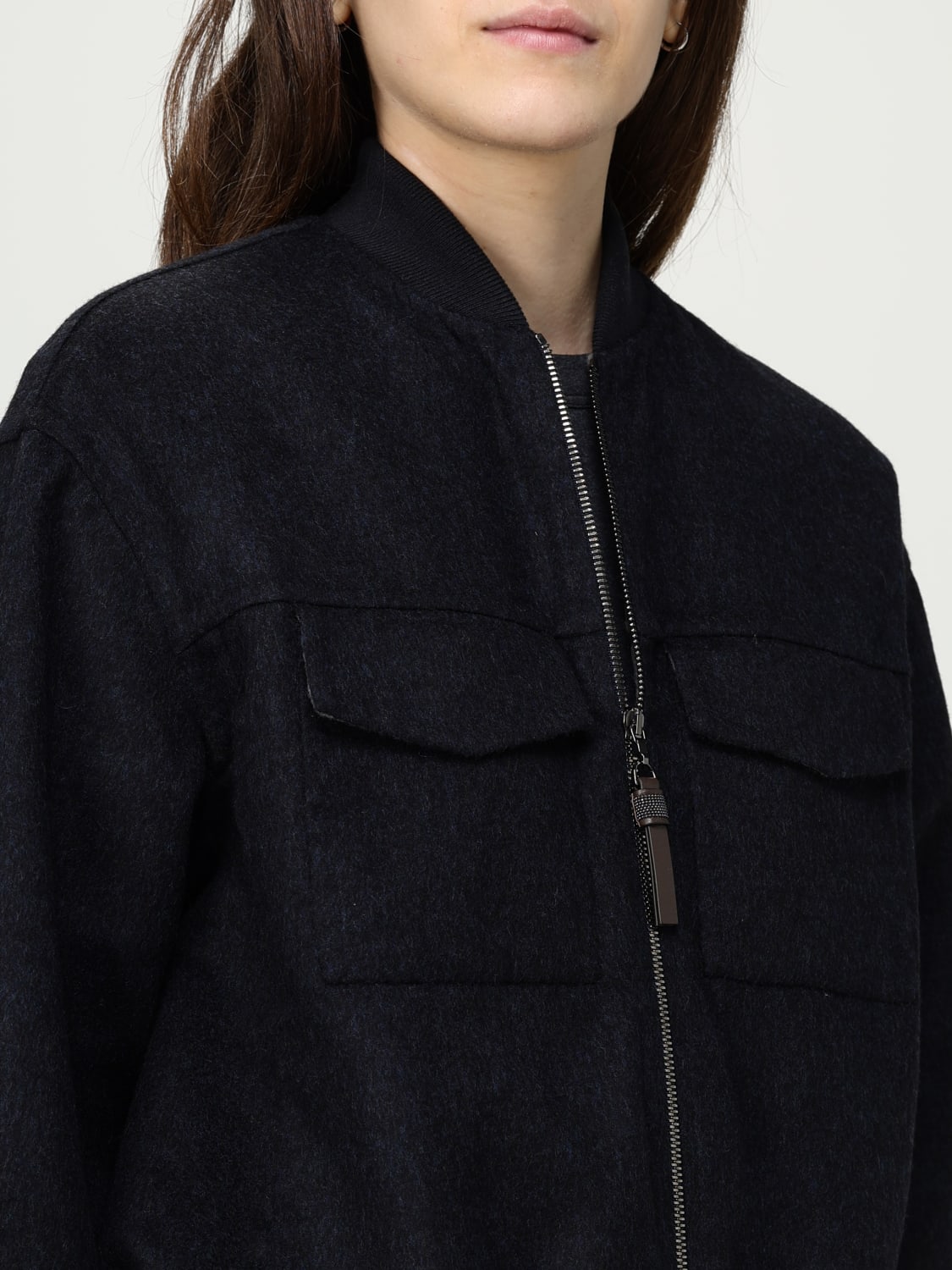 BRUNELLO CUCINELLI JACKET: Jacket woman Brunello Cucinelli, Blue - Img 5