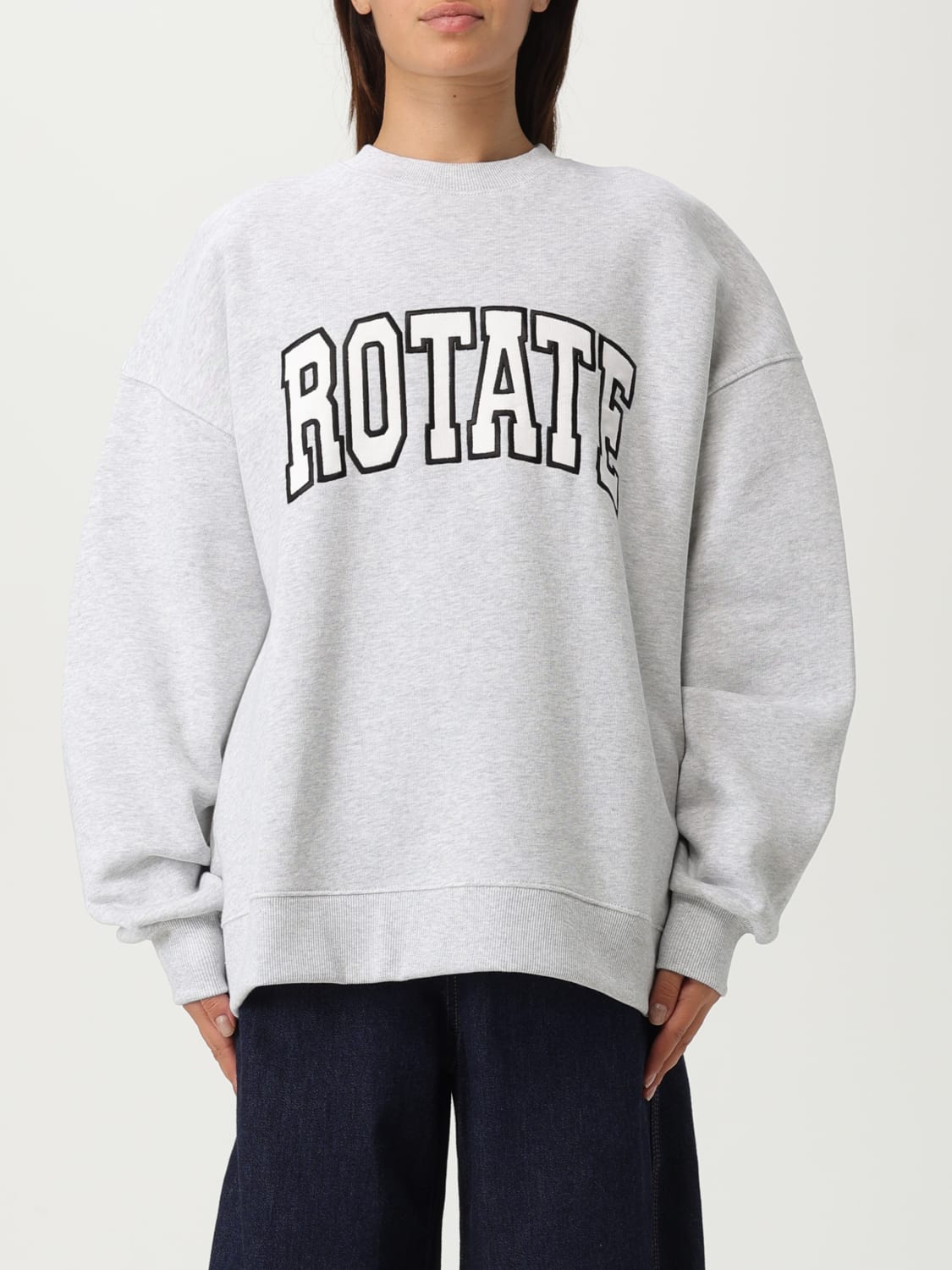 ROTATE SWEAT-SHIRT: Pull femme Rotate, Gris - Img 1