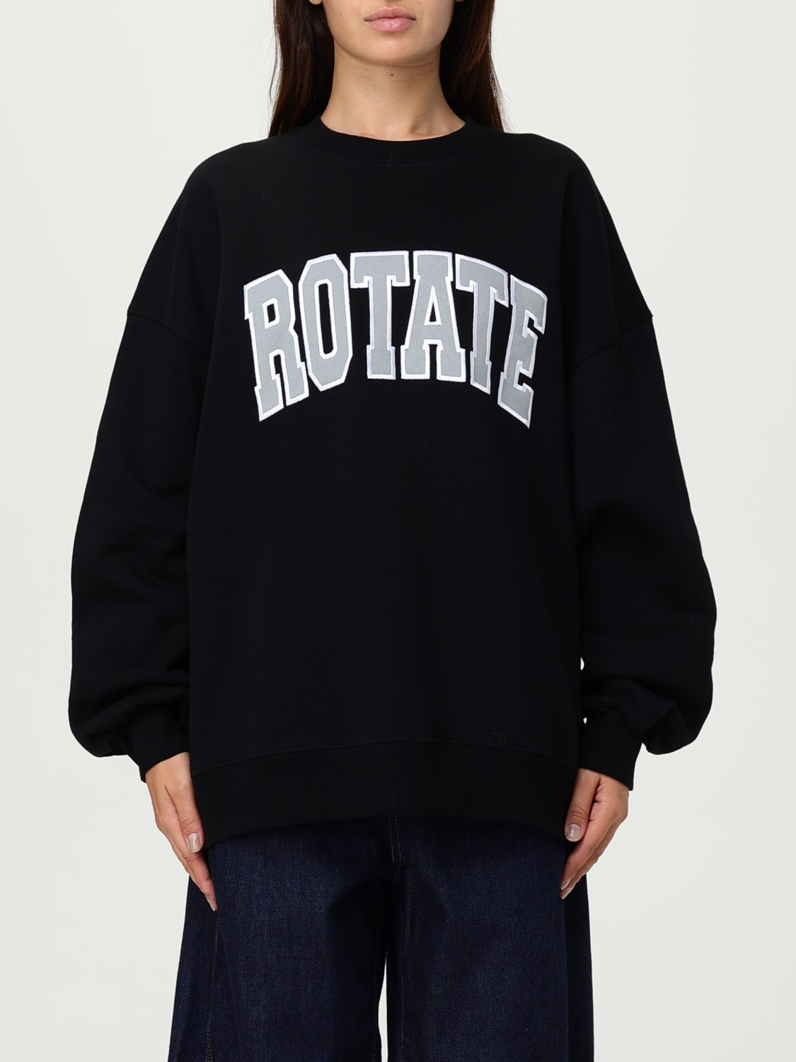 ROTATE SWEATSHIRT: Pullover damen Rotate, Schwarz - Img 1