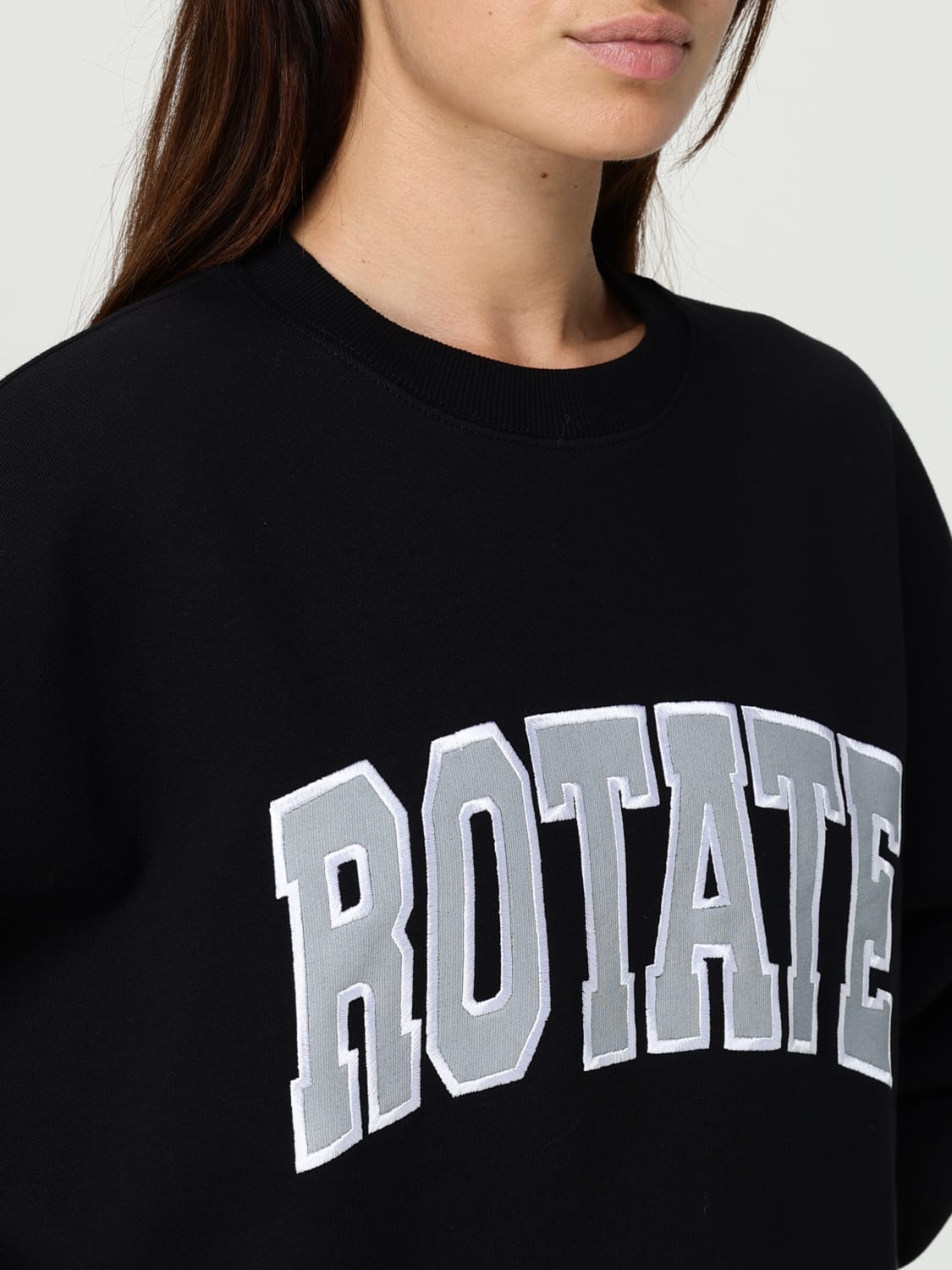 ROTATE SWEATSHIRT: Pullover damen Rotate, Schwarz - Img 3